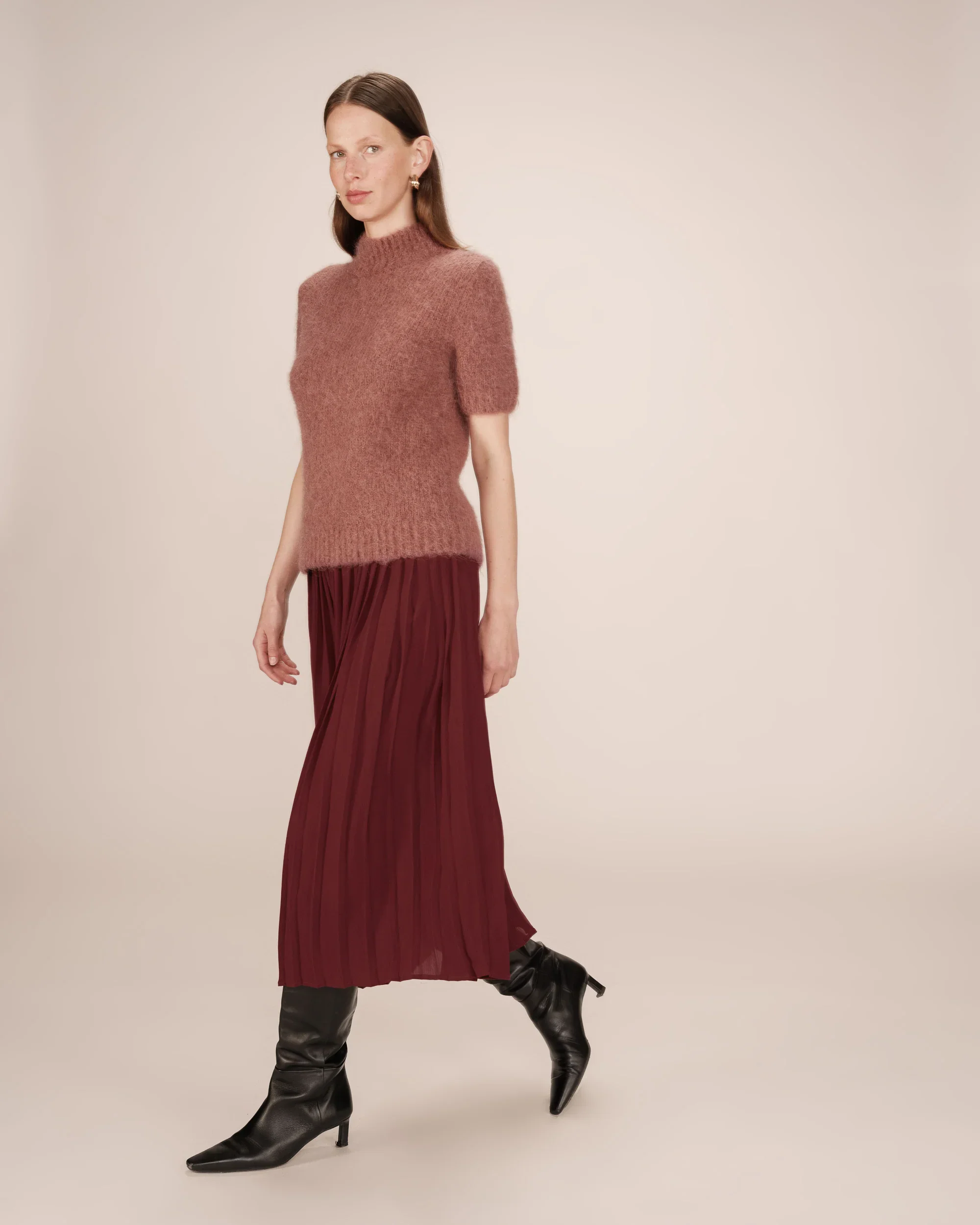 FALDA PLISSE CHOCOLAT, Grace & Mila, La Positiva Shop 1.webp