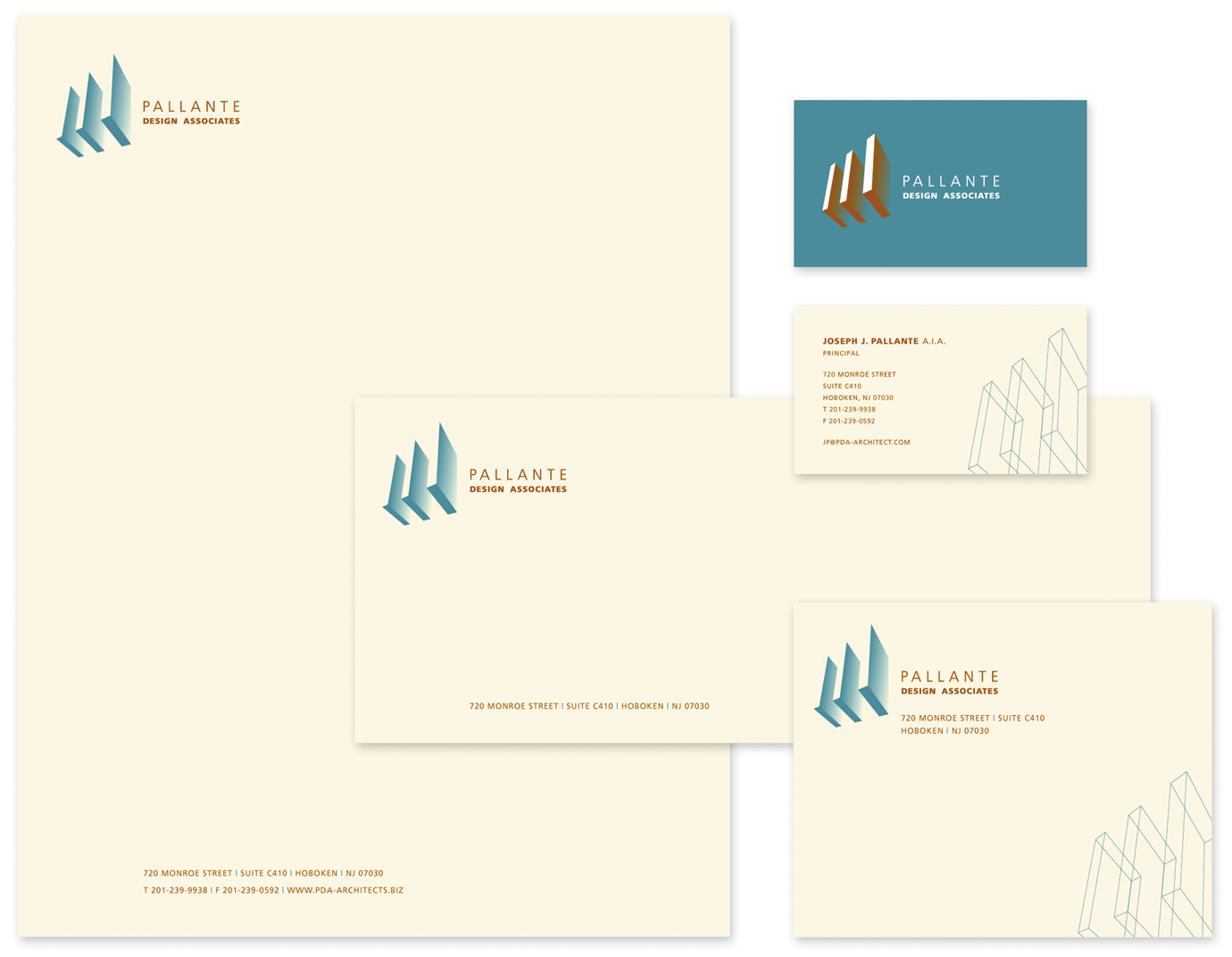 Stationary System Design for Pallante Design Architecture and Interior Design Firm