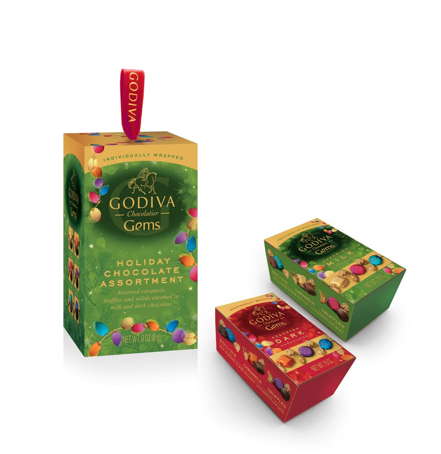 Package Design for Holiday Chocolate Samplers