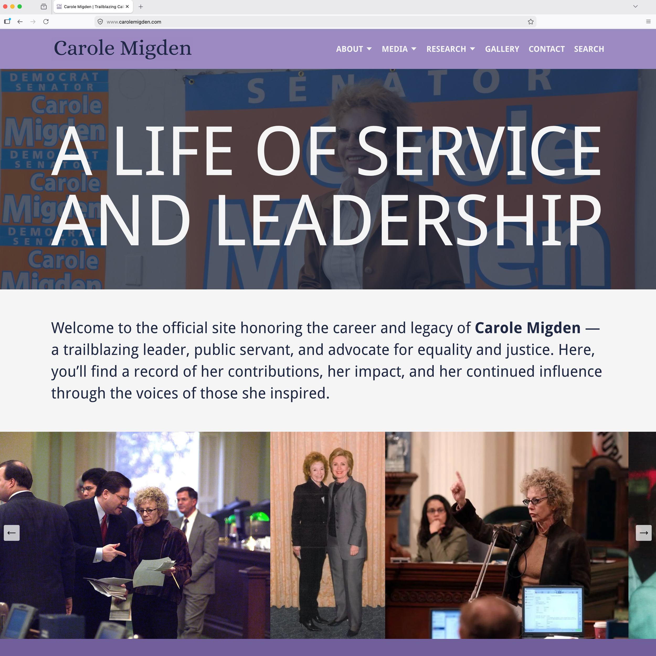 Carole Migden | Trailblazing Leader