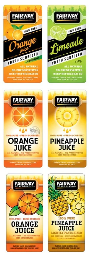 Juice Label Design Exploration