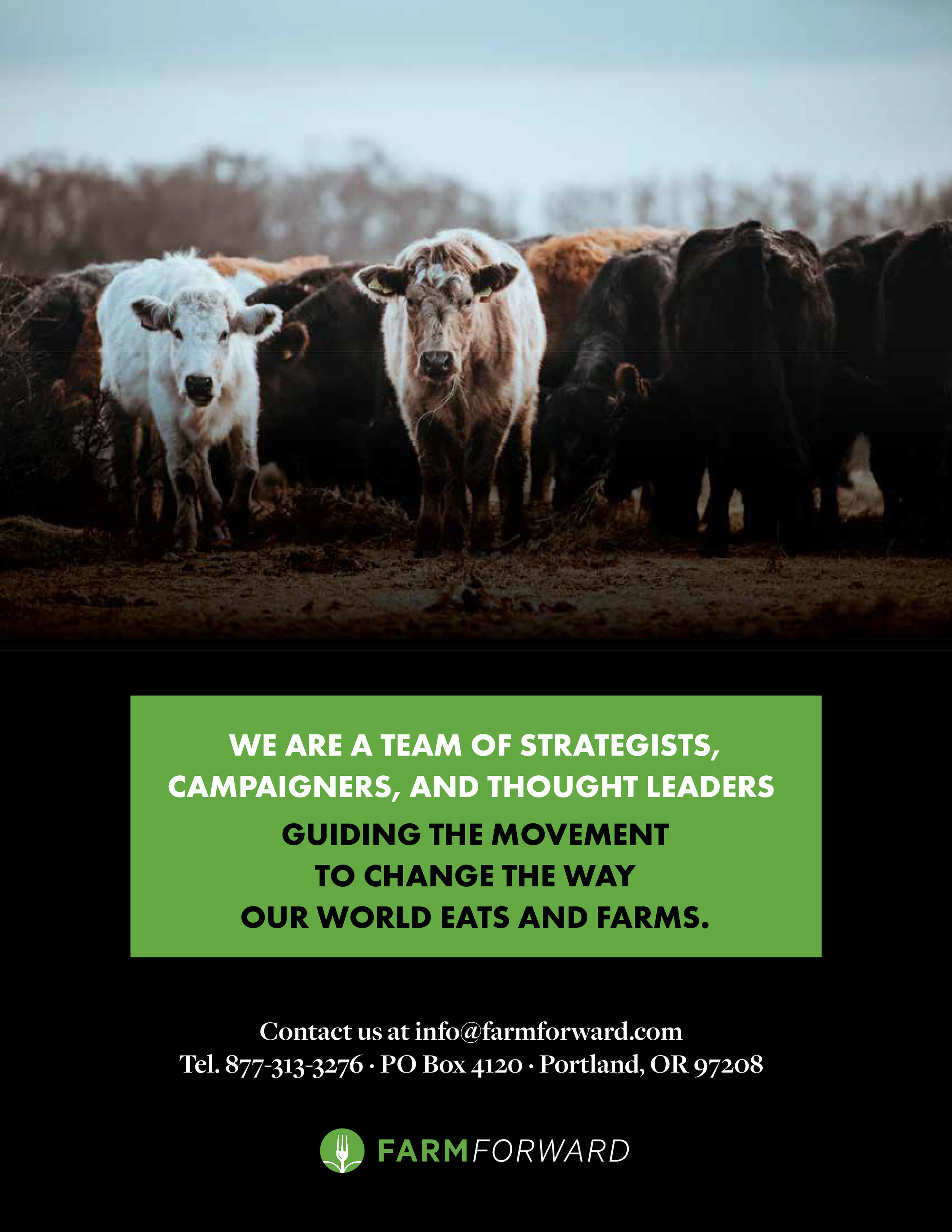 Farm Forward 2022 Annual Report Back Cover Design 