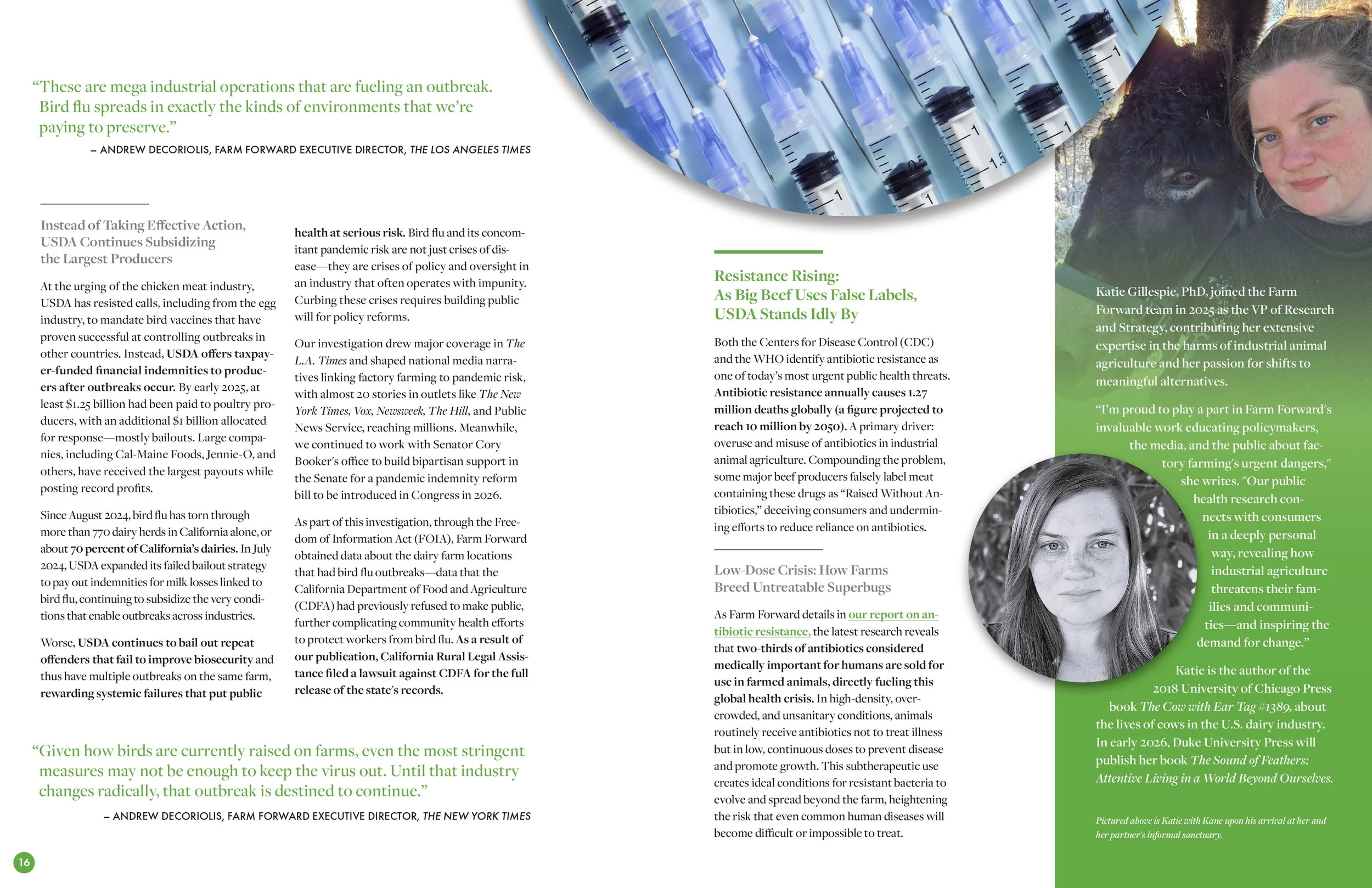 Farm Forward 2025 Annual Report Featured Campaign 2