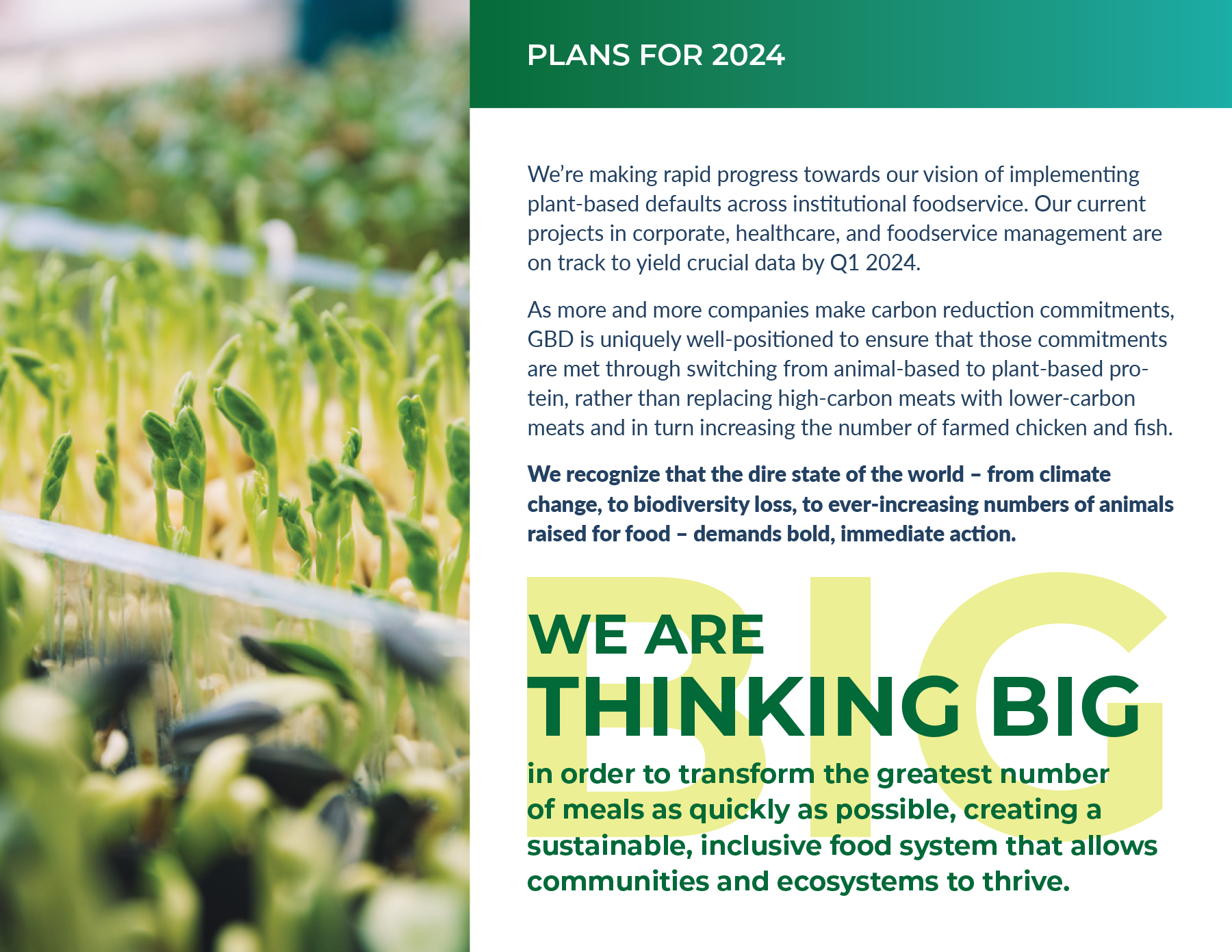 Annual Report Design for Greener By Default