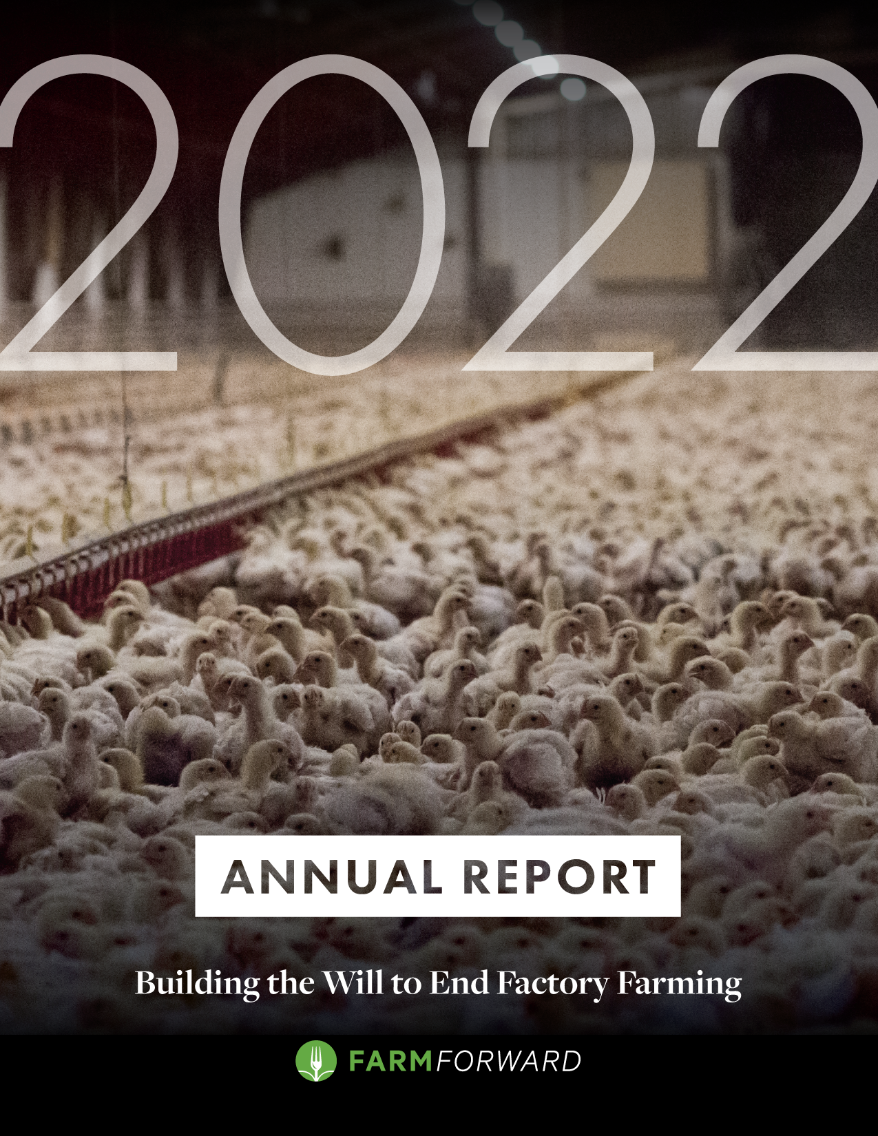 Farm Forward 2022 Annual Report Cover Design
