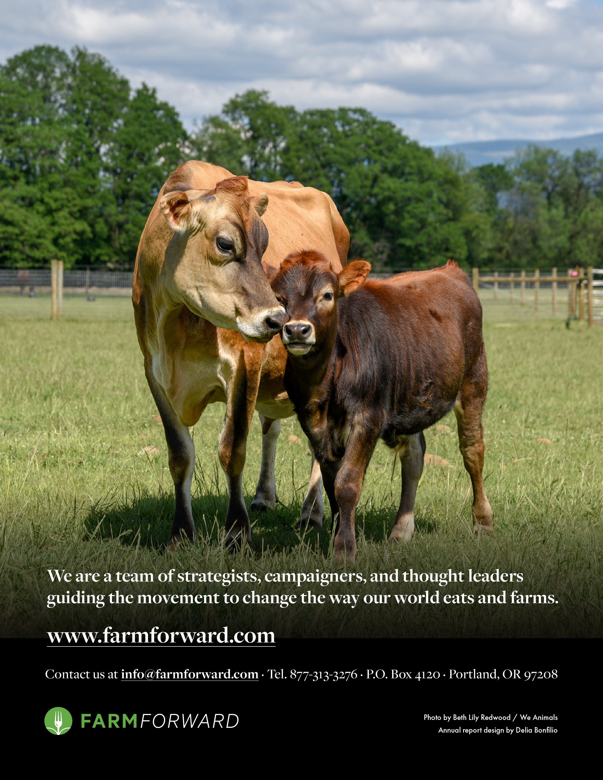 Farm Forward 2025 Annual Report Back Cover