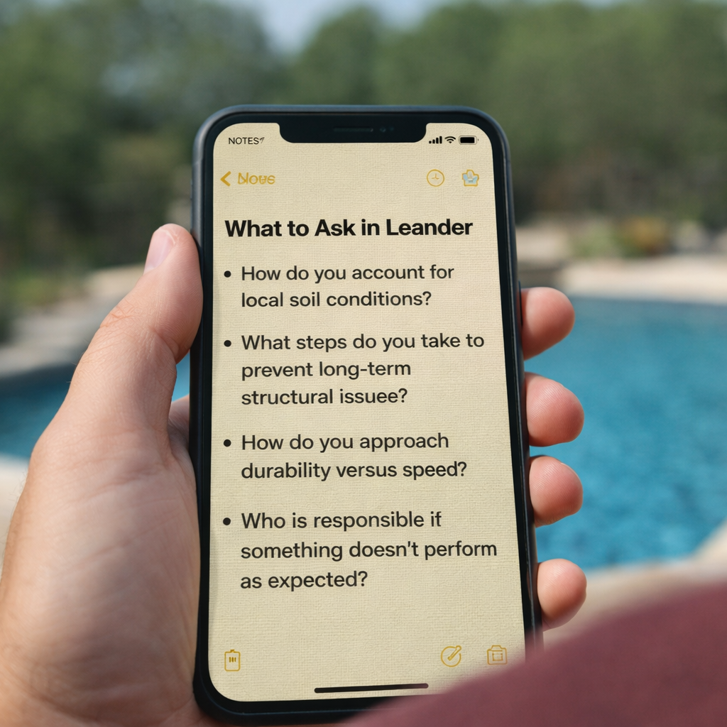 Need a Reliable Pool Builder in Leander