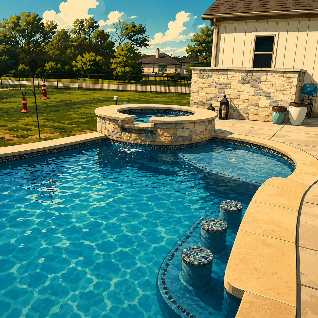 Why Your Pool Needs a Swim-Up Bar