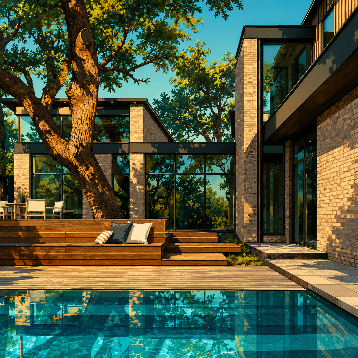 How to Build a Pool Around a Heritage Tree in Austin