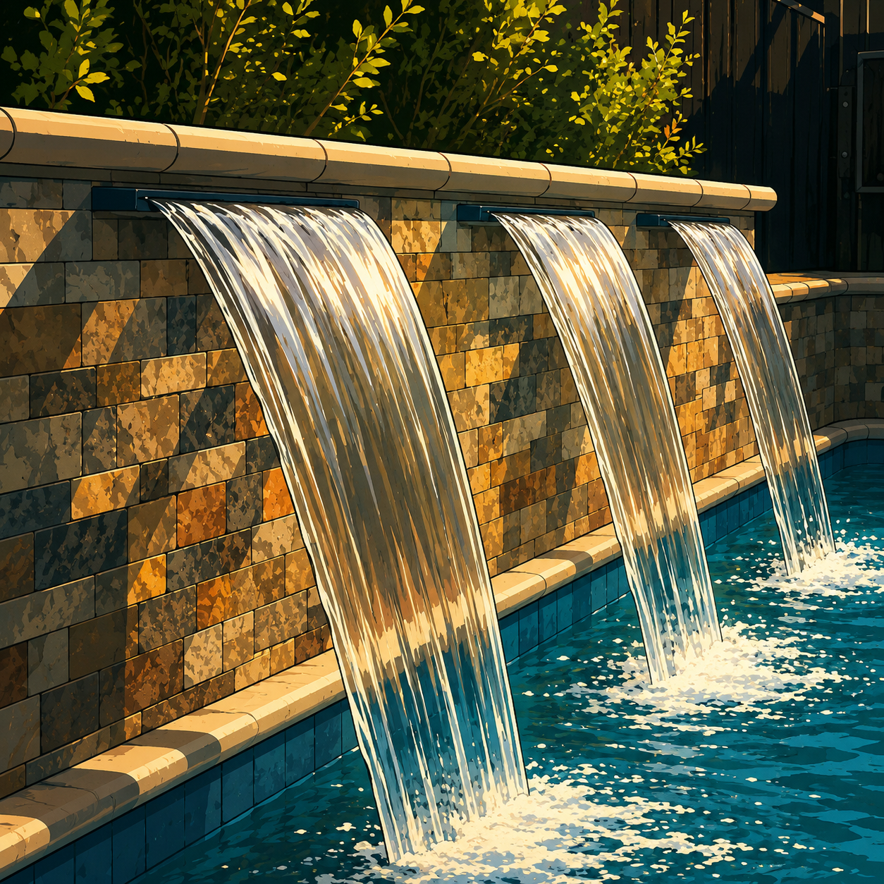 Make a Splash with Sheer Descent Waterfalls
