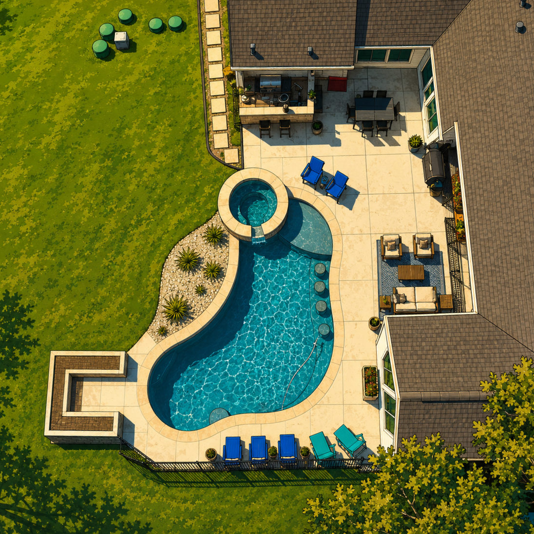 The Allure of Freeform Pools
