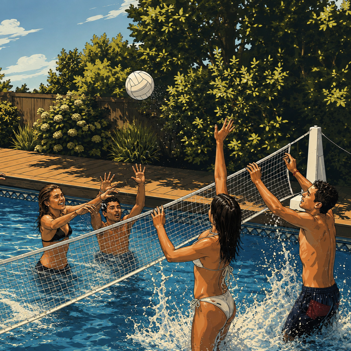 Up For A Game Of Volleyball?