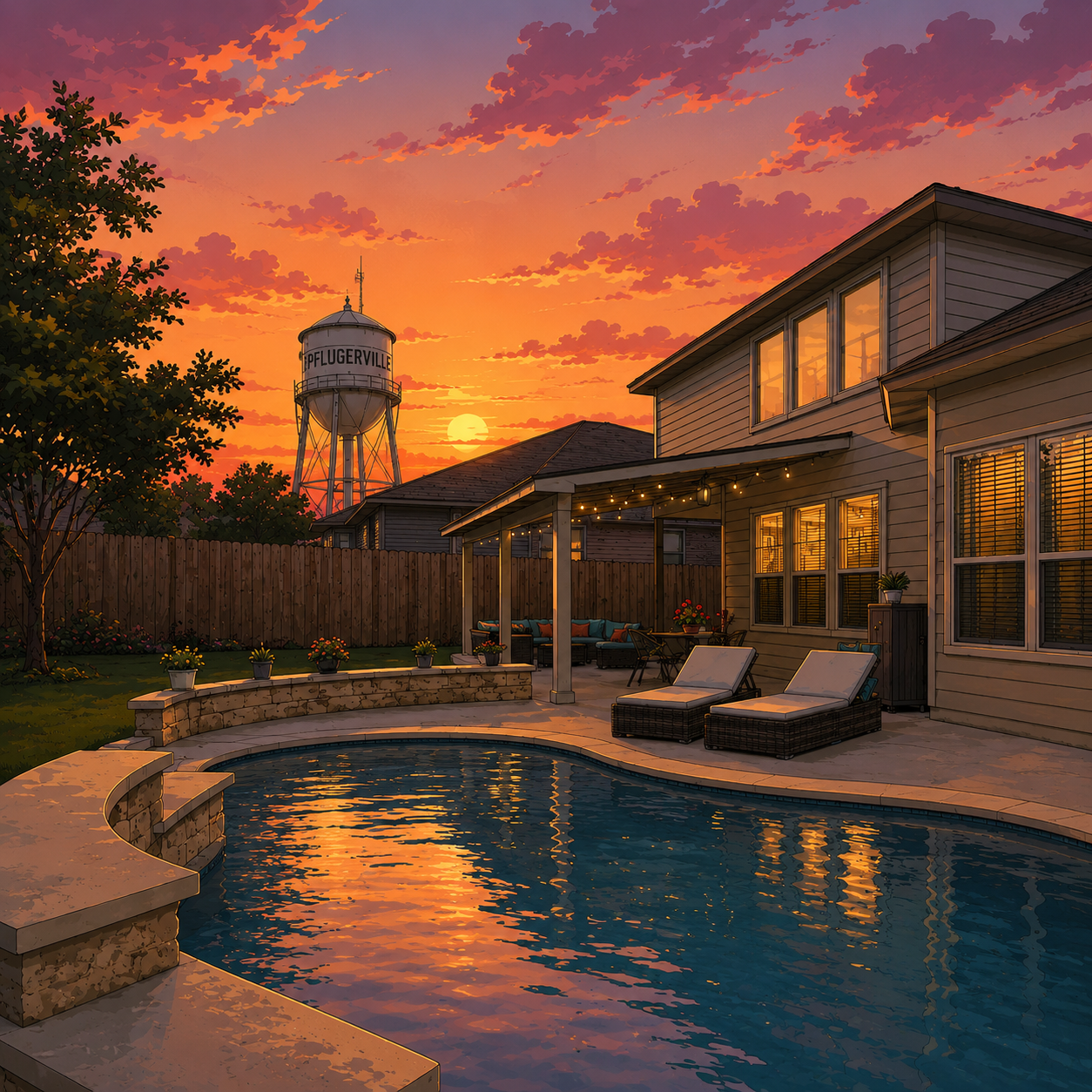 A Custom Pool Built for Pflugerville Homeowners