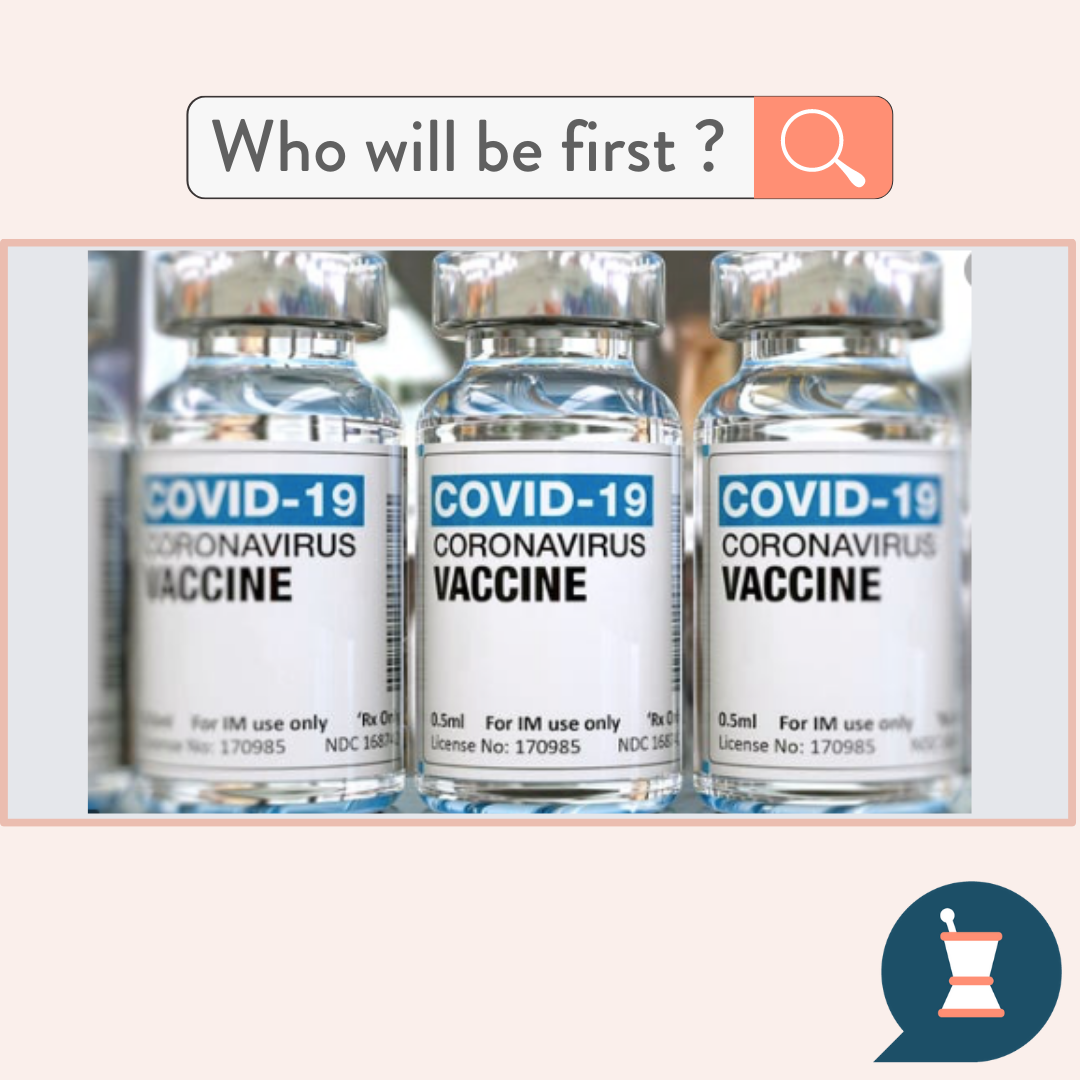 Who will be first for Covid-19 vaccine?