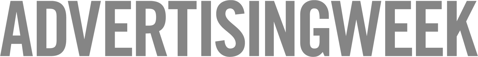 Logo for 'ADVERTISING WEEK'.