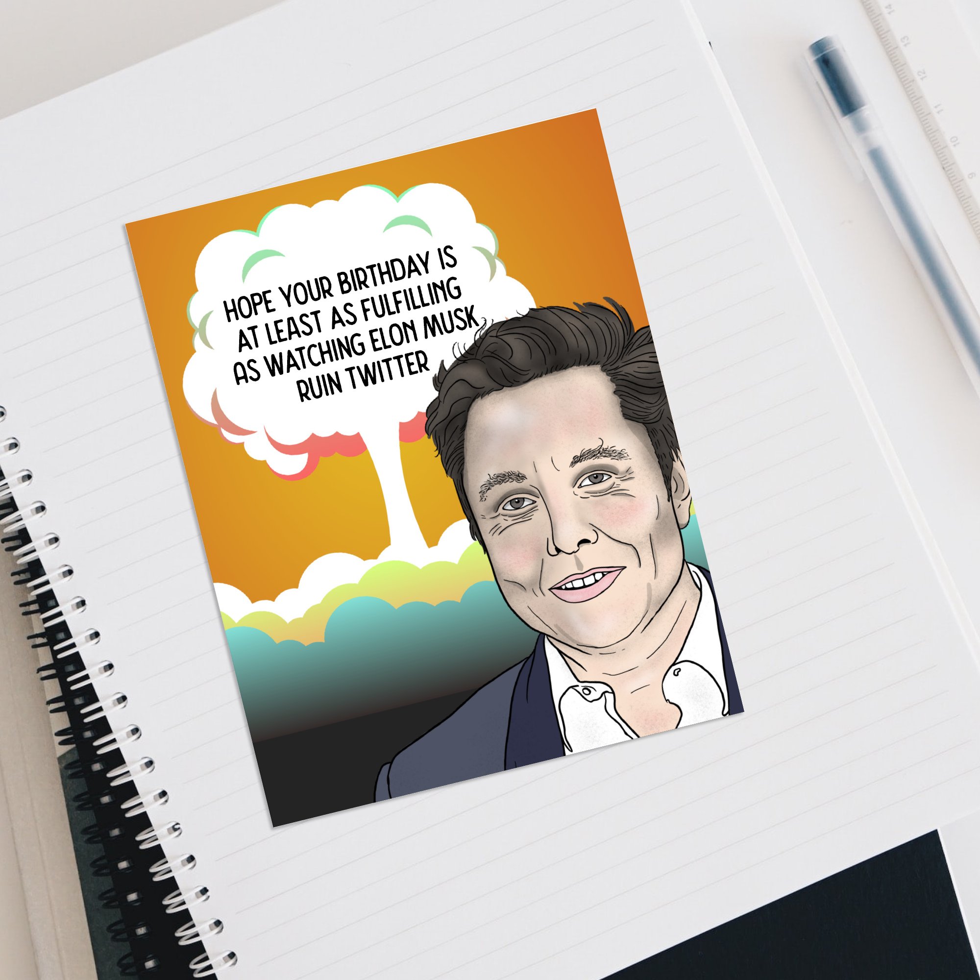 notebook elon ruining twitter flat lay.jpg