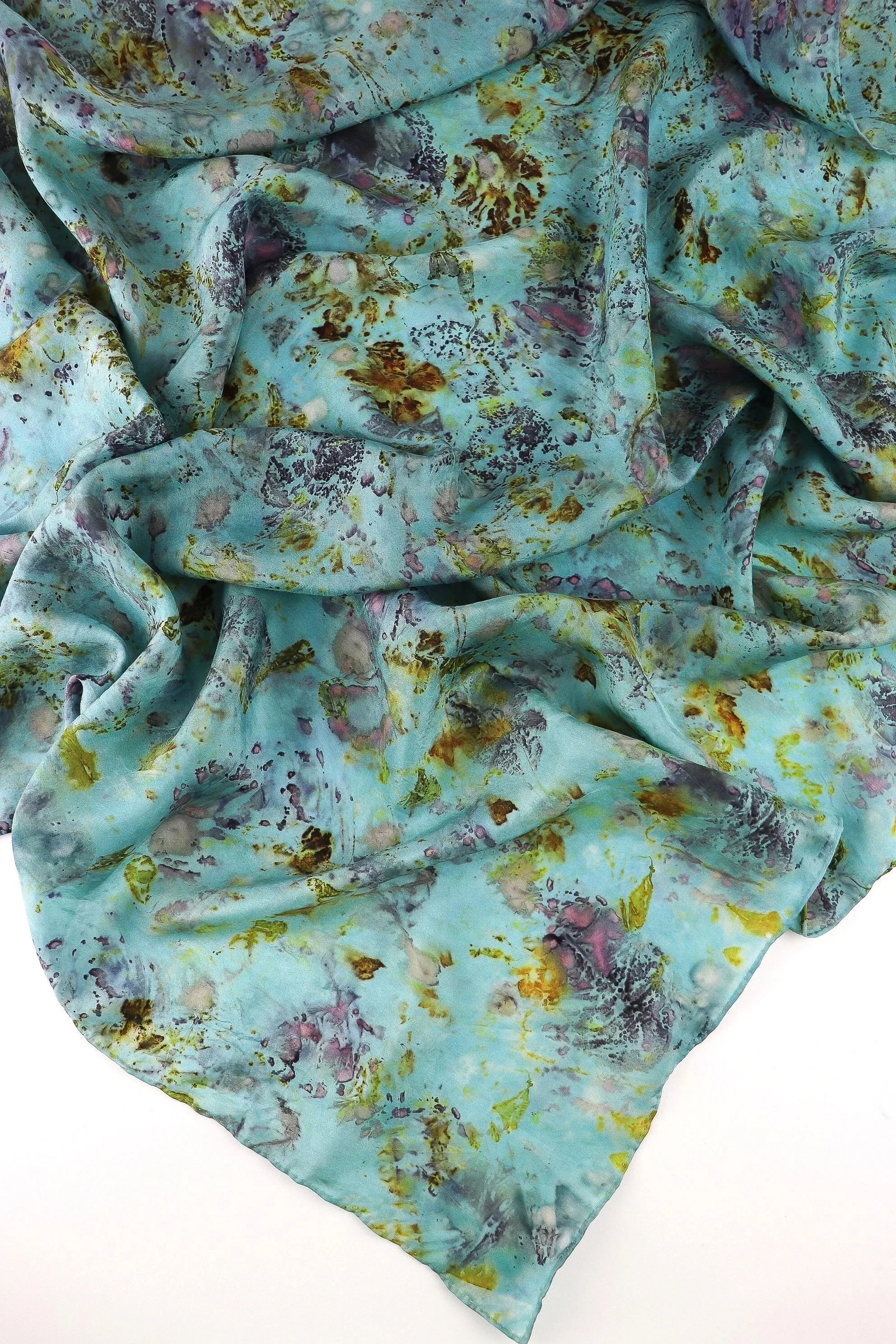 Botanically Dyed Silk Scarf
