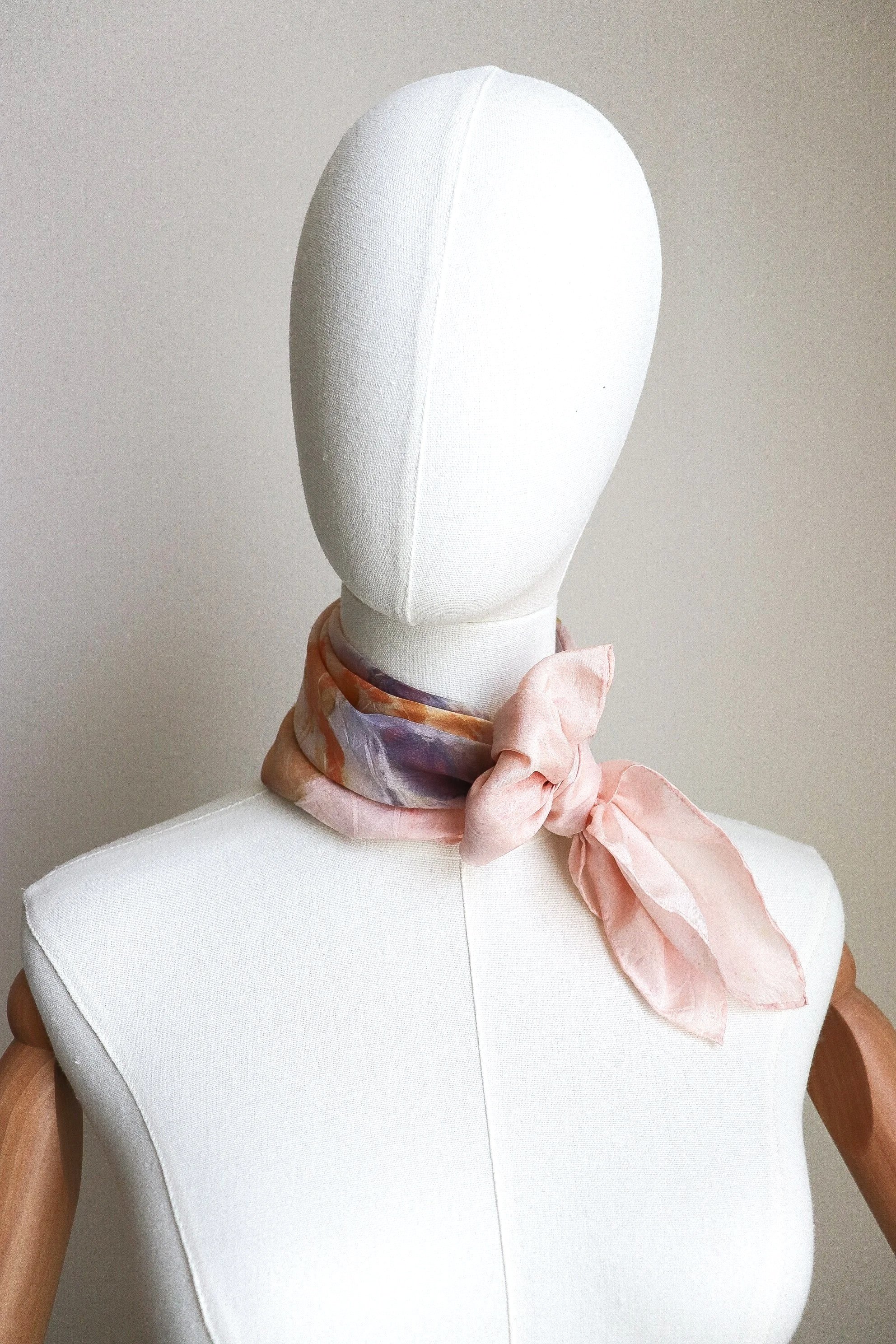 Botanically Dyed Silk Scarf