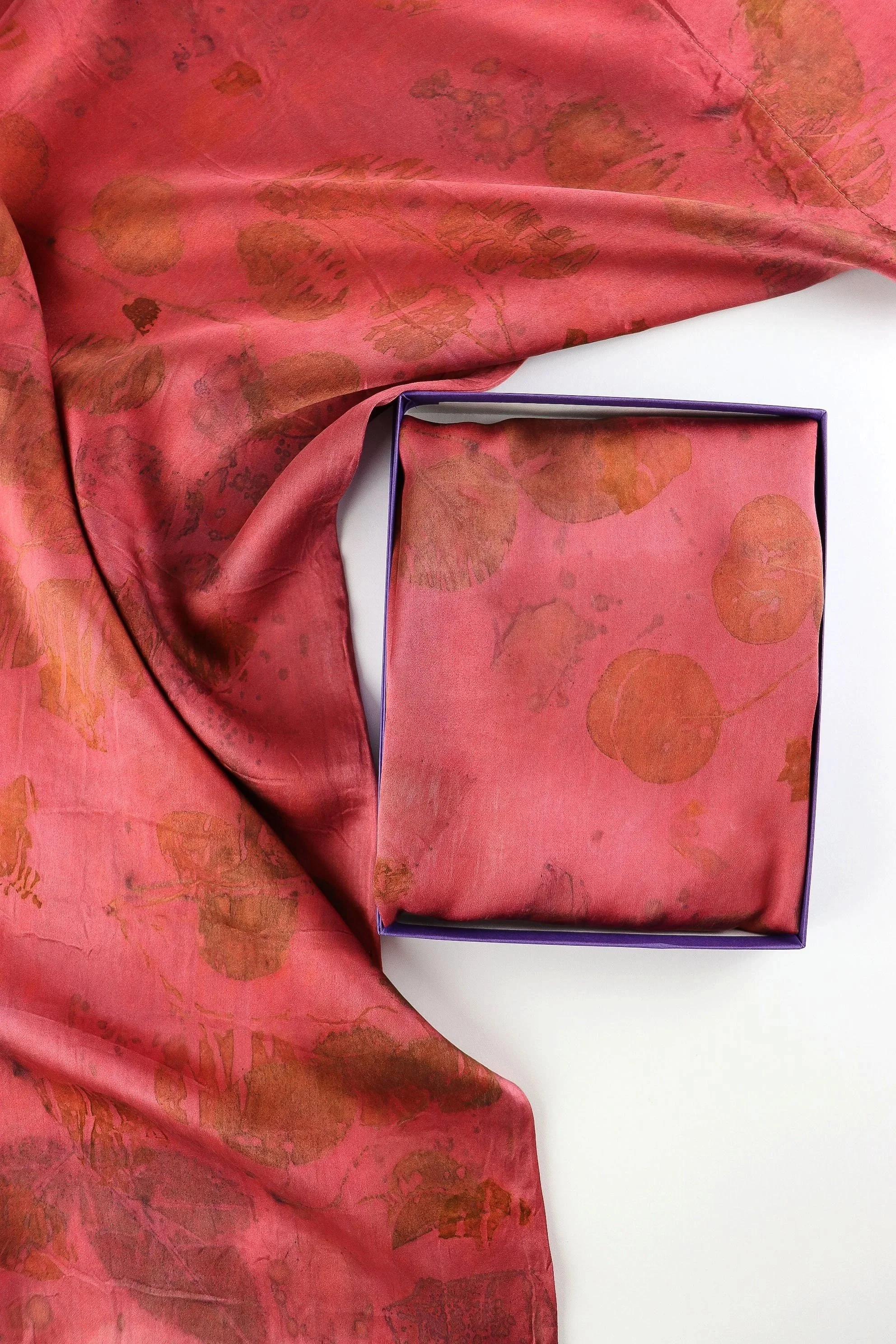 Botanically Dyed Silk Pillowcase