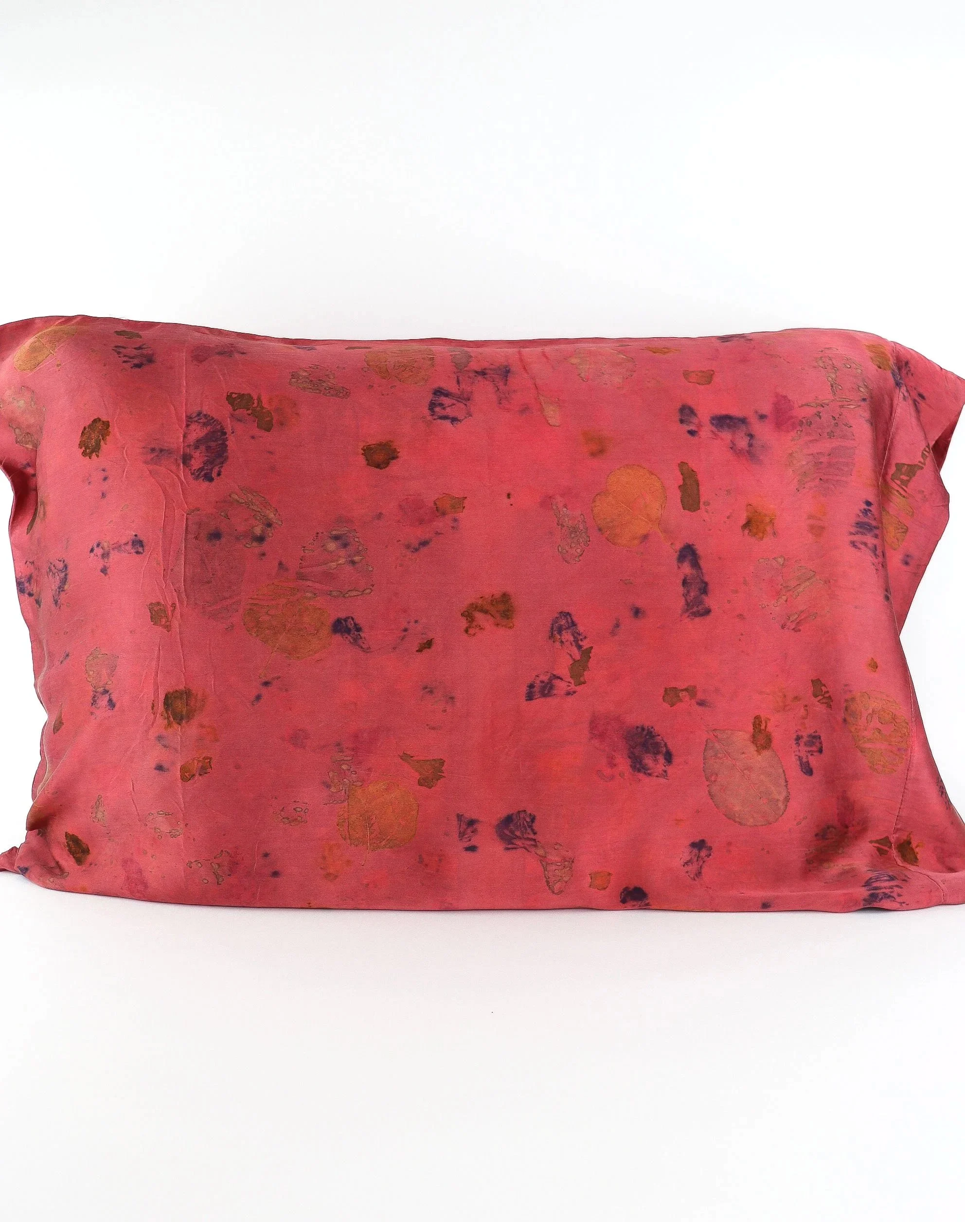 Botanically Dyed Silk Pillowcase