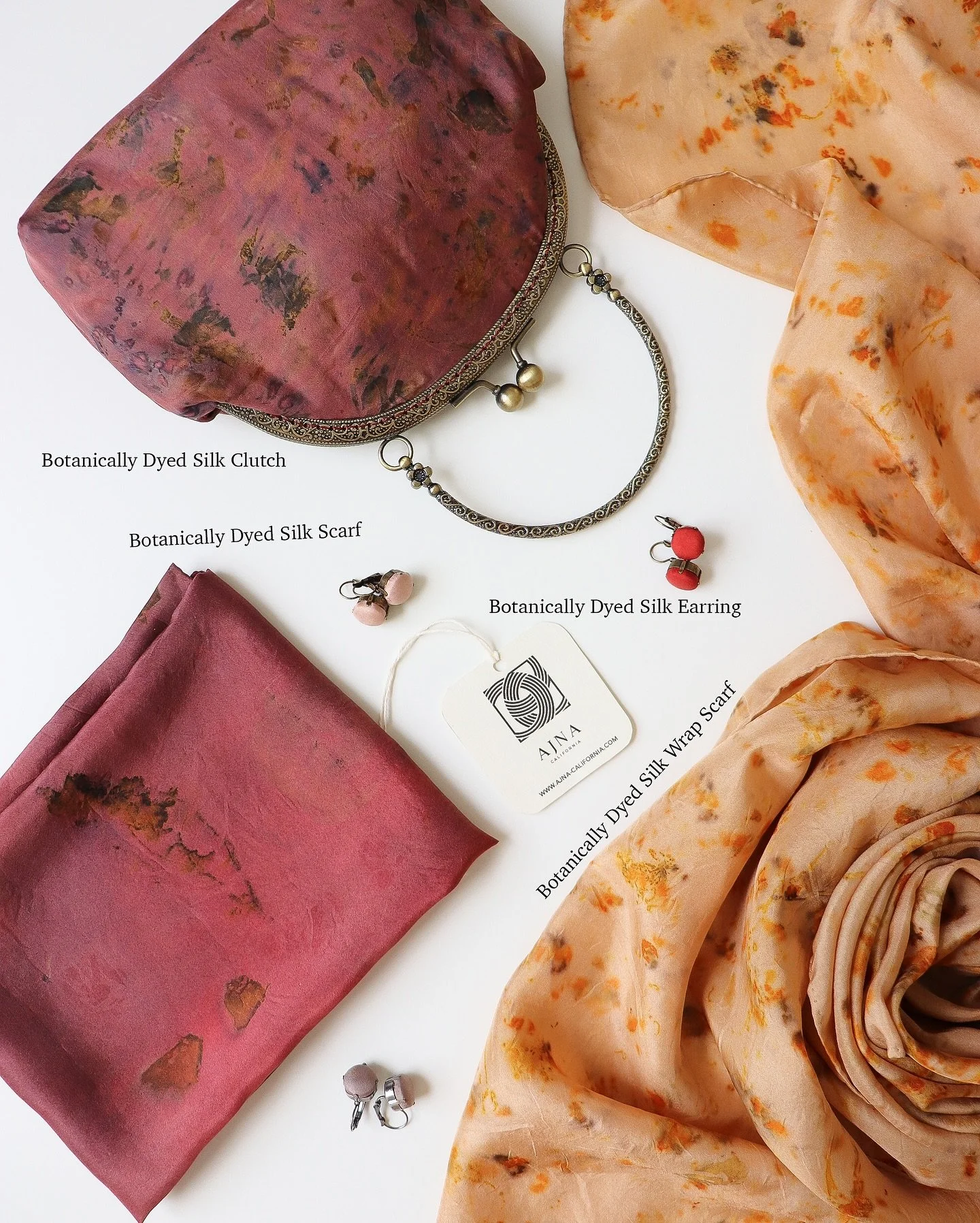 Fall-ing in love with these botanically dyed silks 🤎🍂

#fallseason #fallmoodboard #botanicallydyed #naturallydyed #ajnacalifornia #naturaldyes
