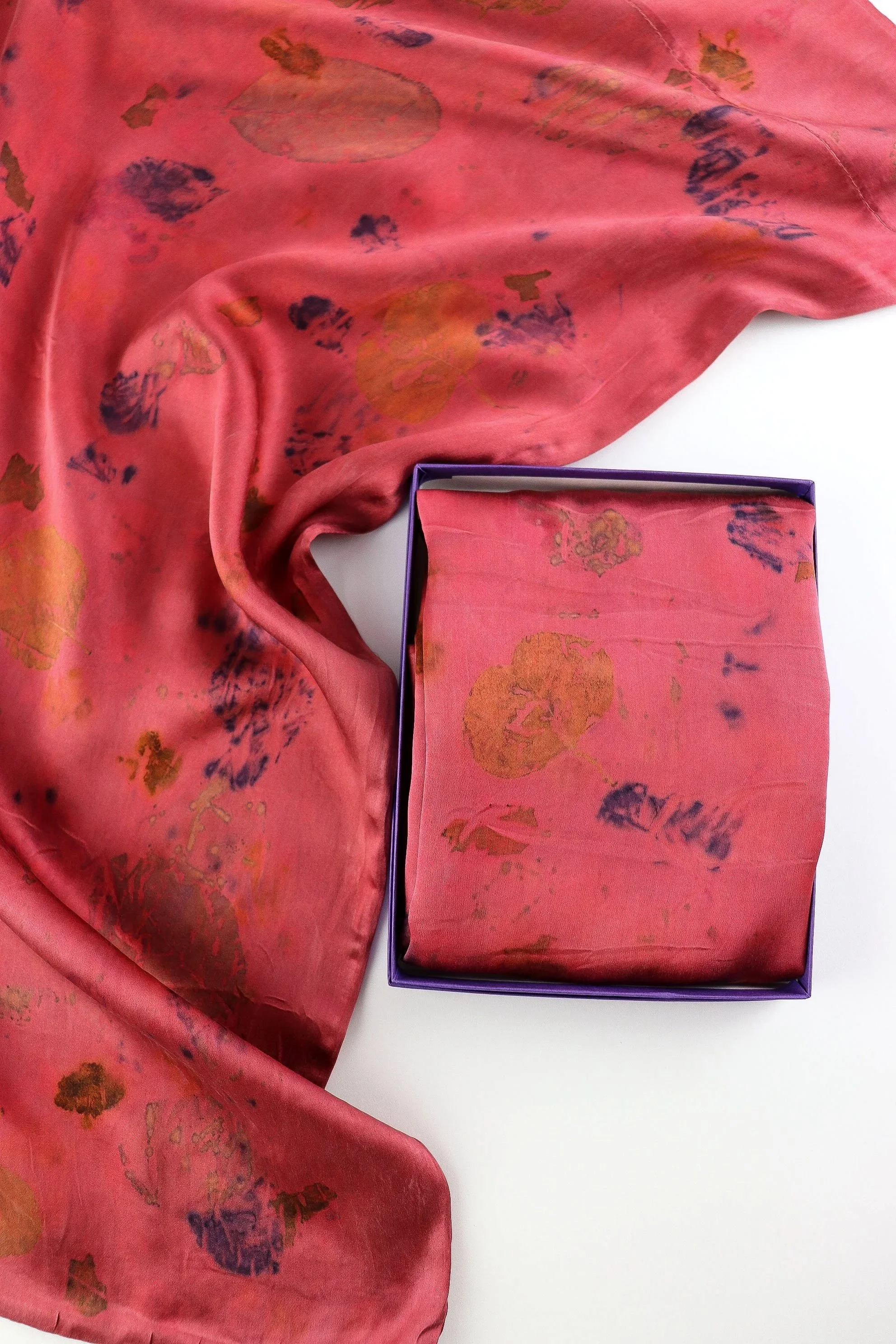 Botanically Dyed Silk Pillowcase