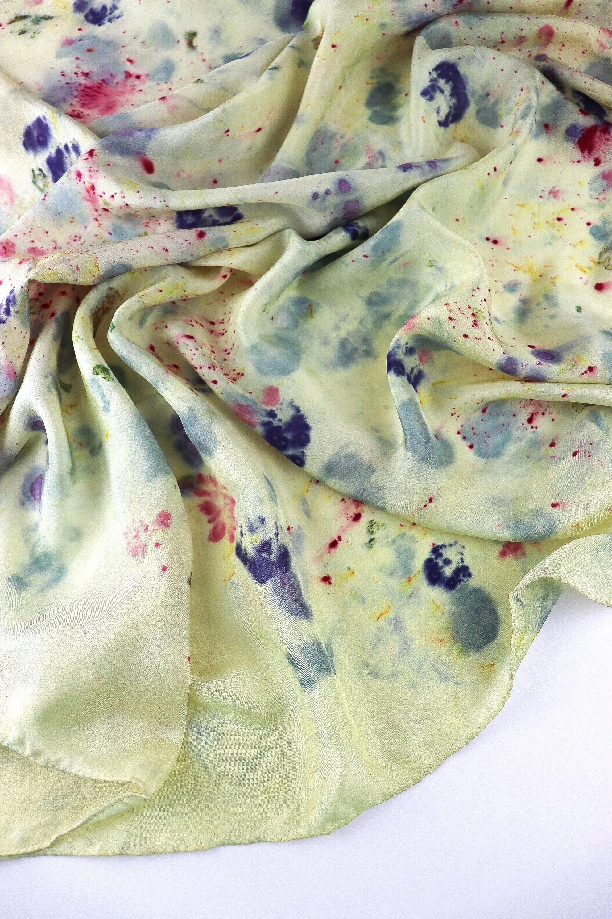 Botanically Dyed Silk Scarf