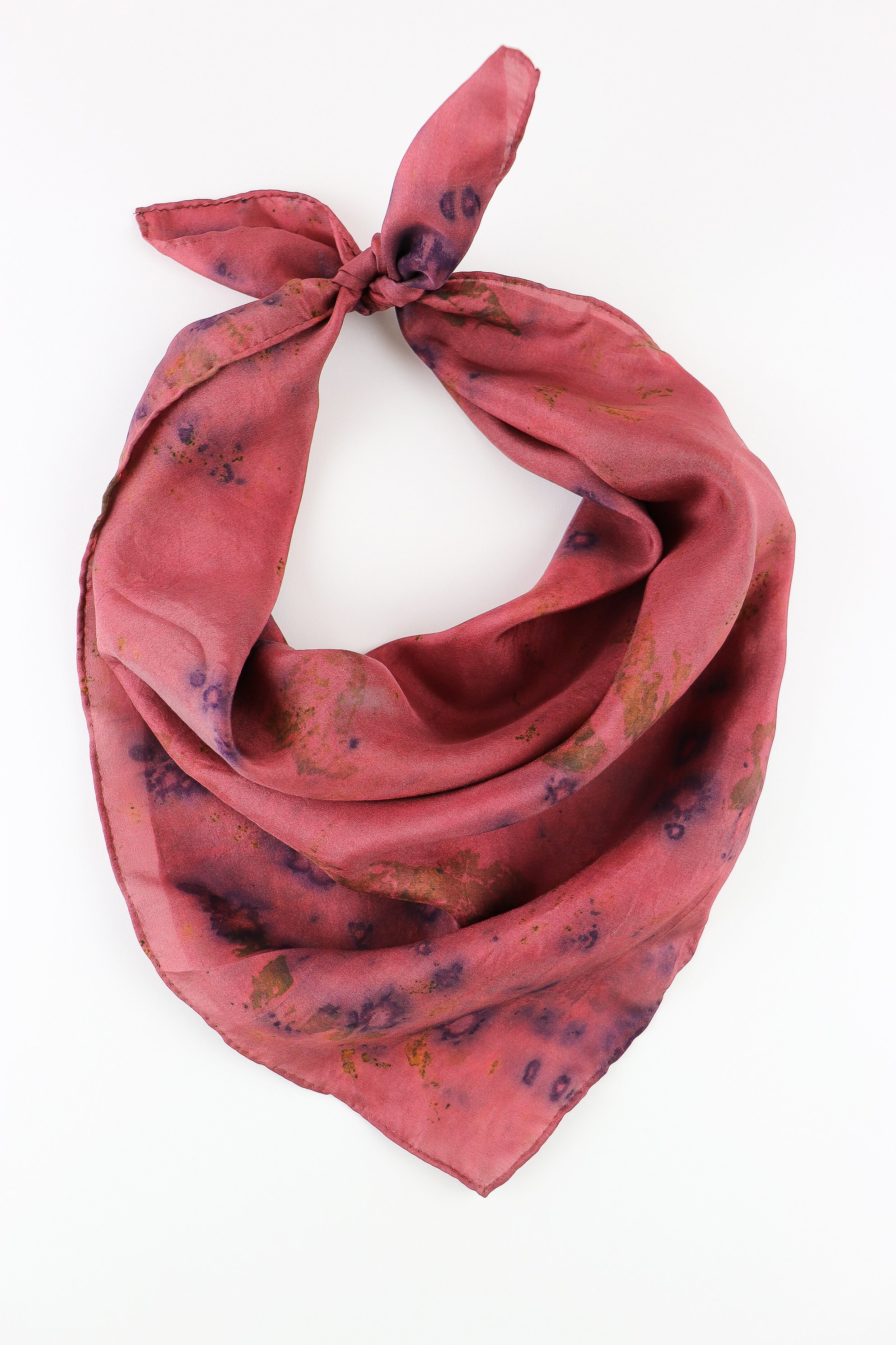 Botanically Dyed Silk Scarf