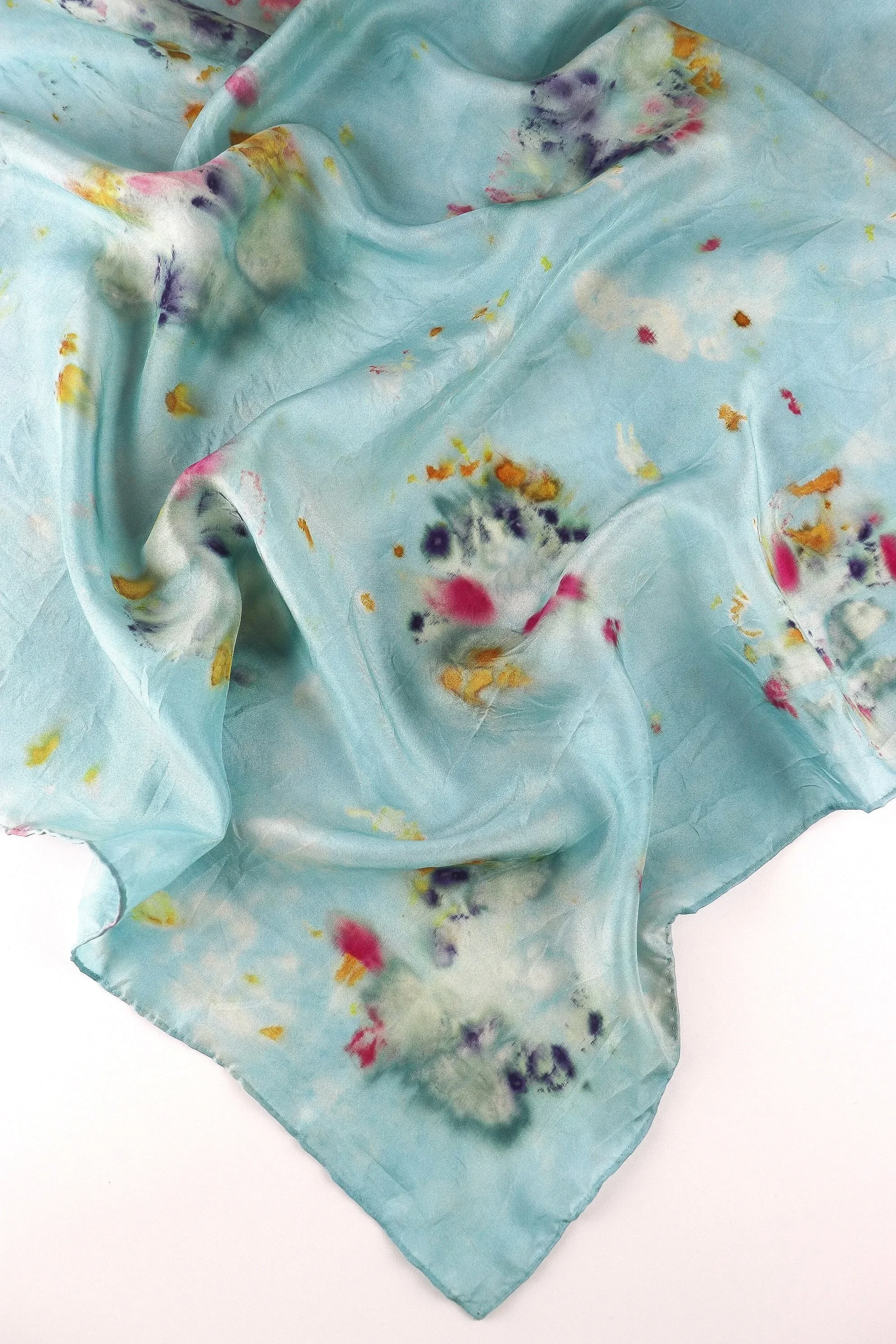 Botanically Dyed Silk Scarf