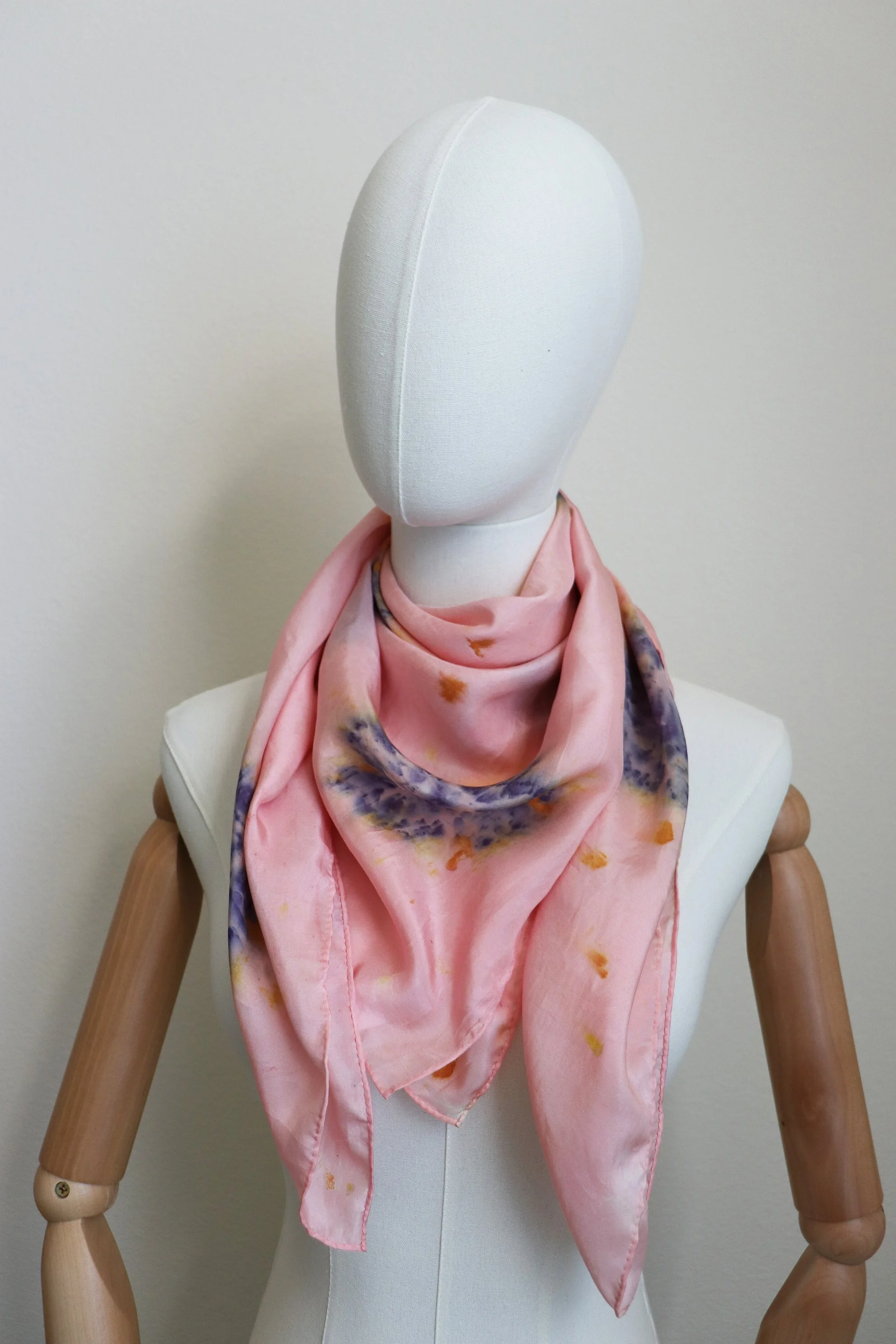 Botanically Dyed Silk Scarf