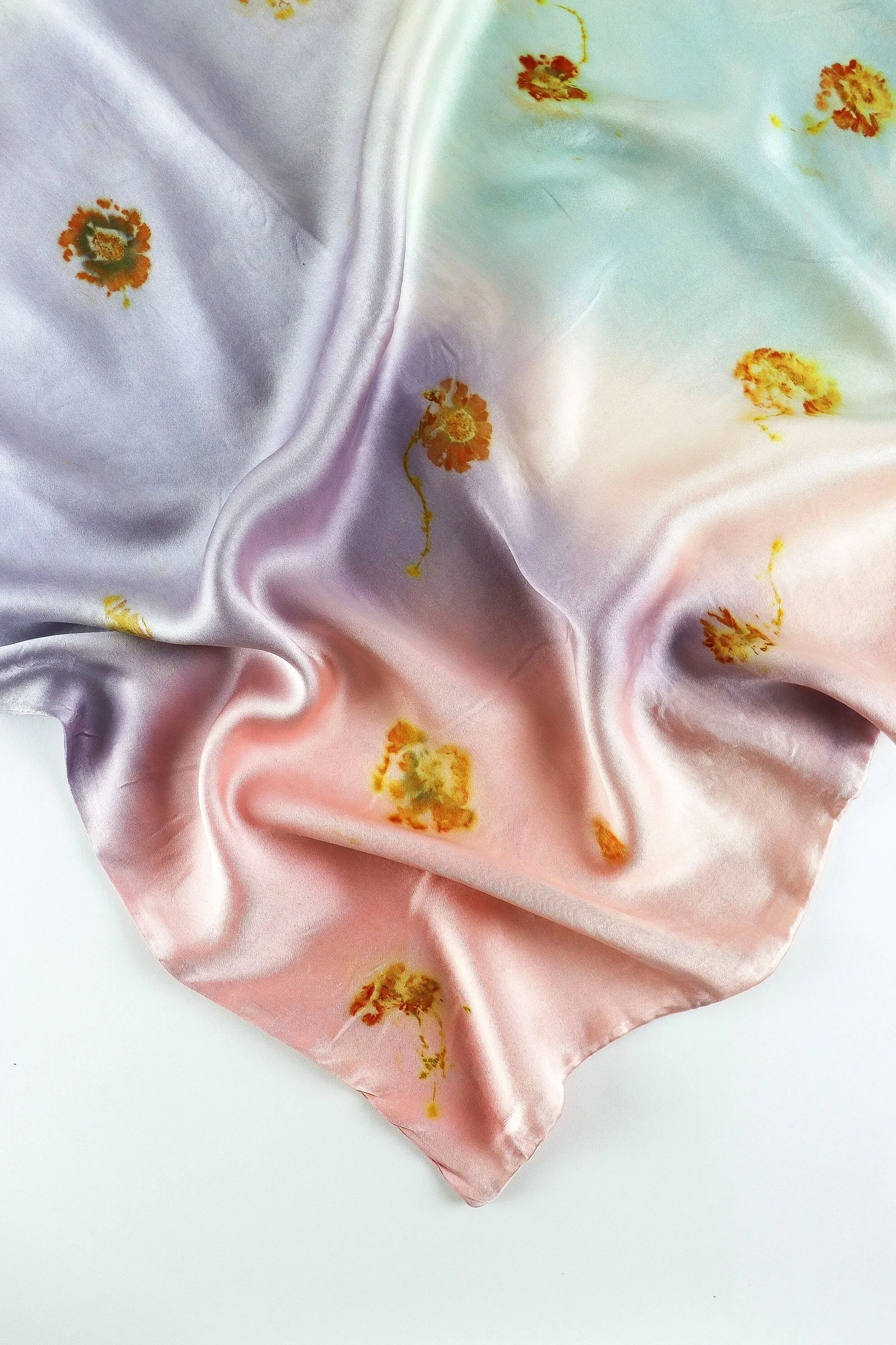 Botanically Dyed Silk Pillowcase