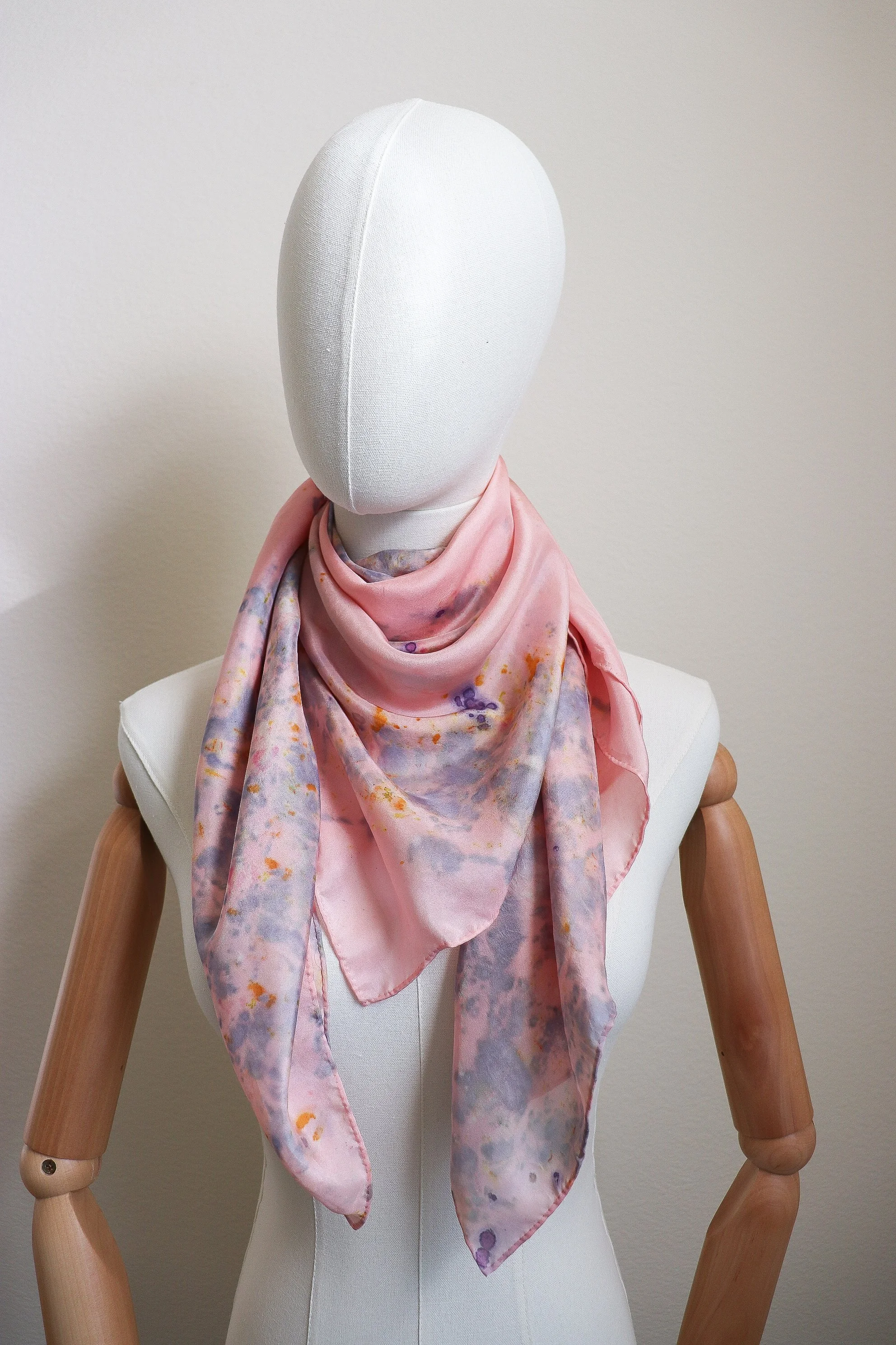 Botanically Dyed Silk Scarf
