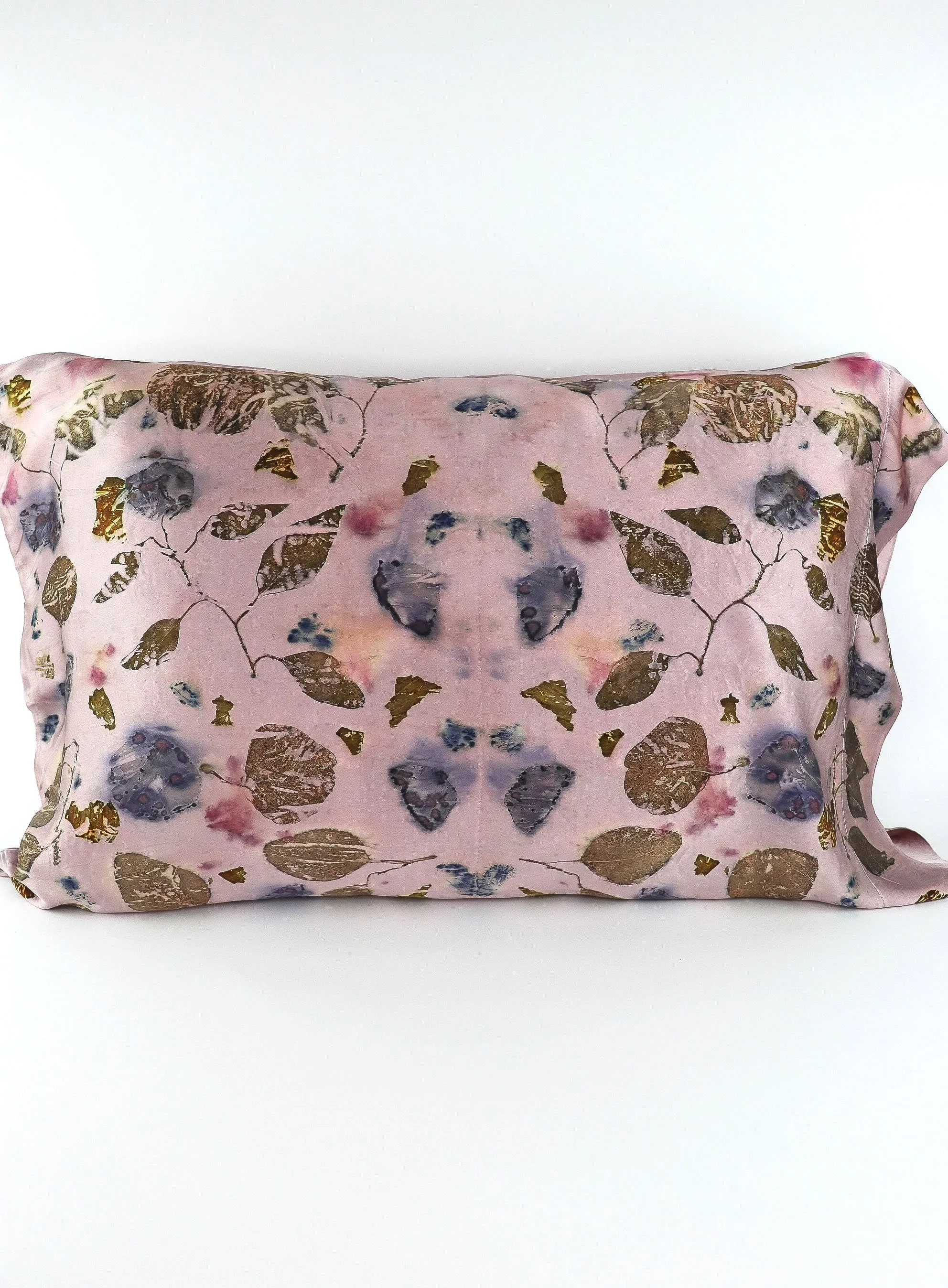 Botanically Dyed Silk Pillowcase