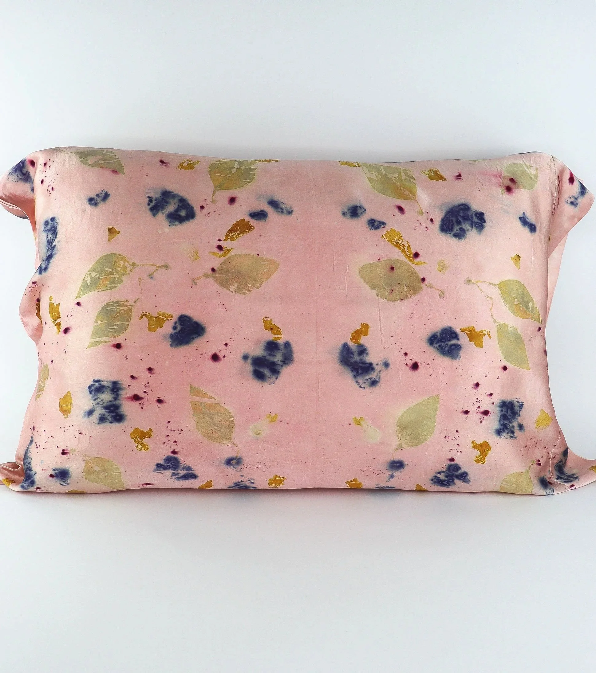 Botanically Dyed Silk Pillowcase