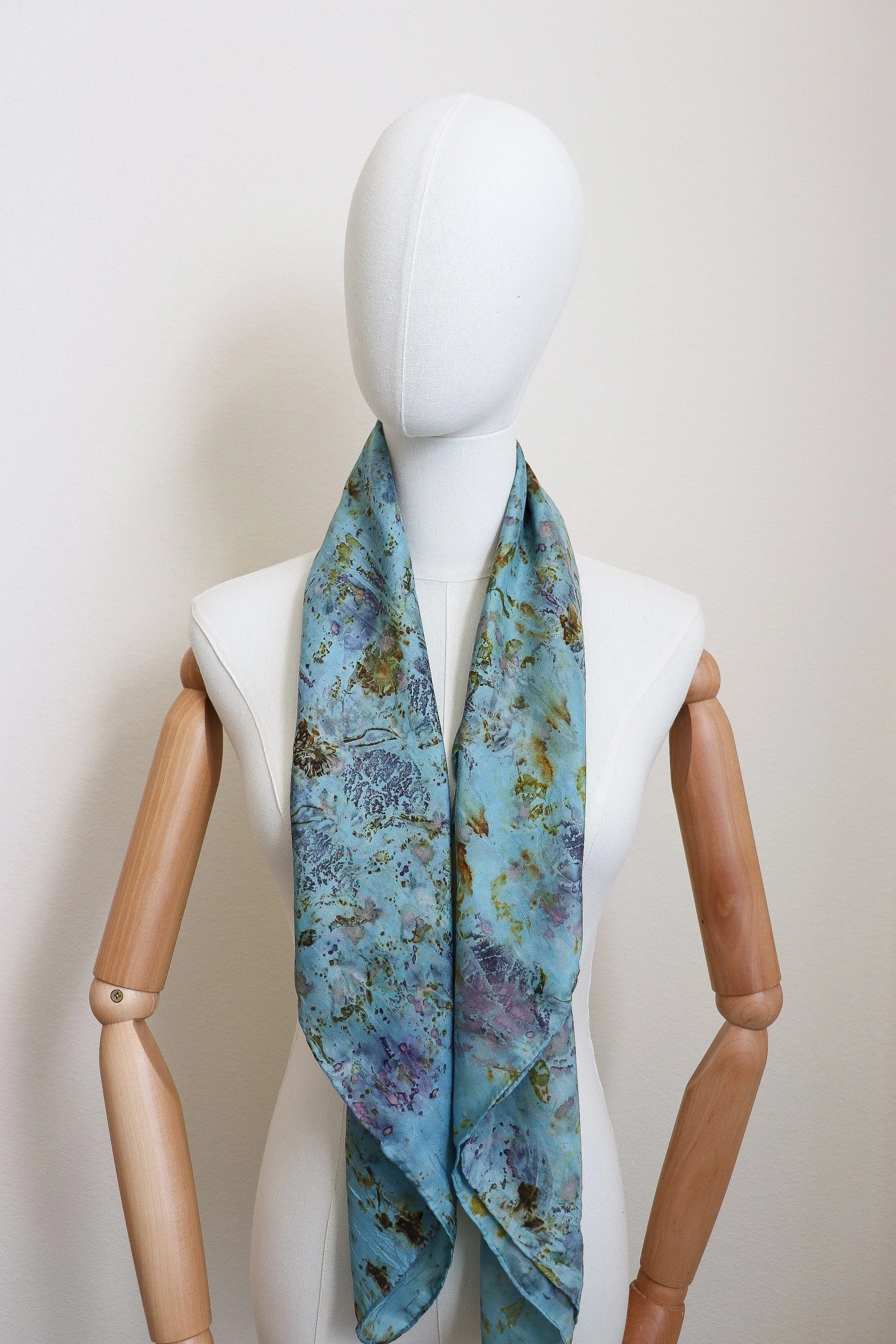 Botanically Dyed Silk Scarf