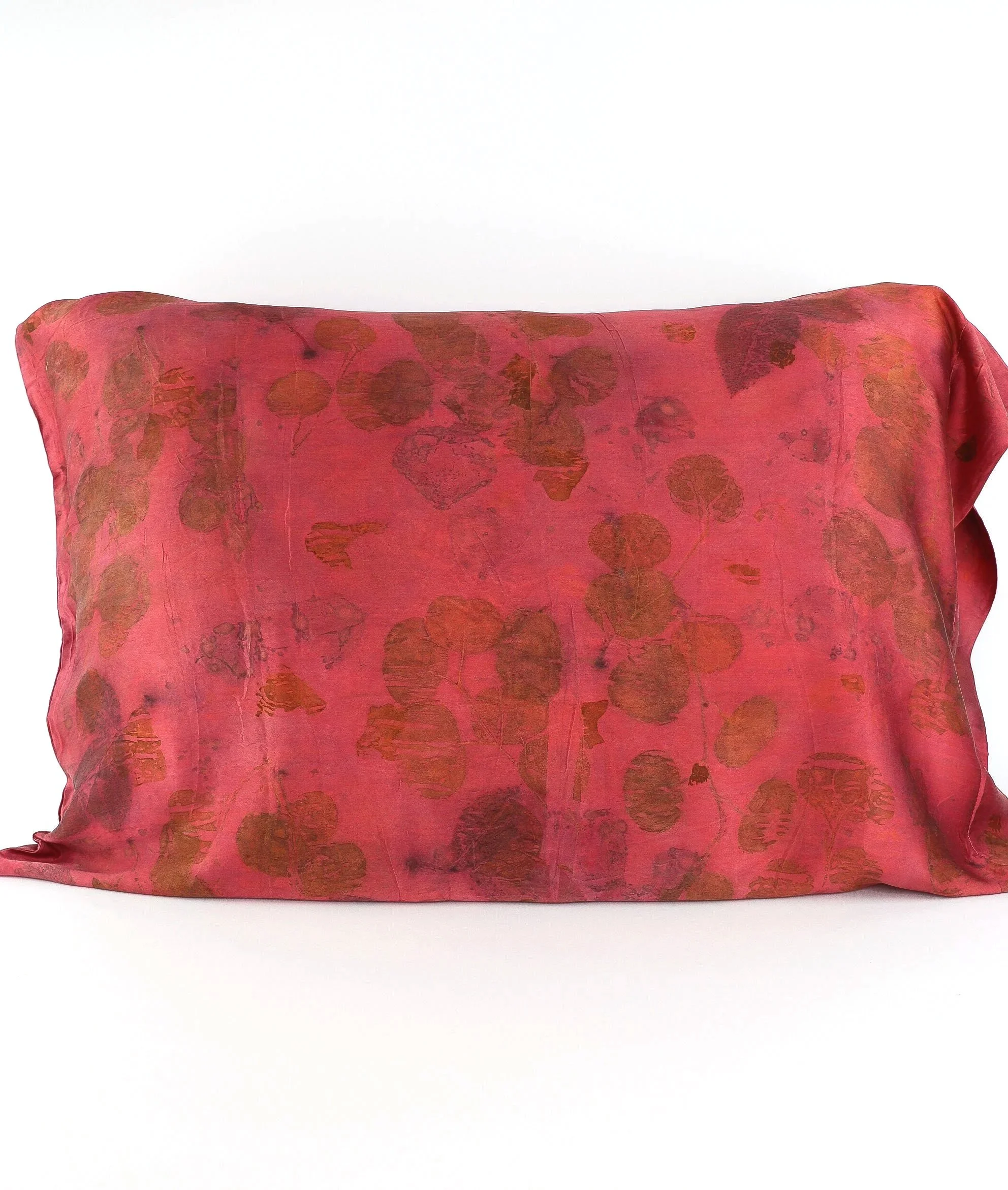 Botanically Dyed Silk Pillowcase