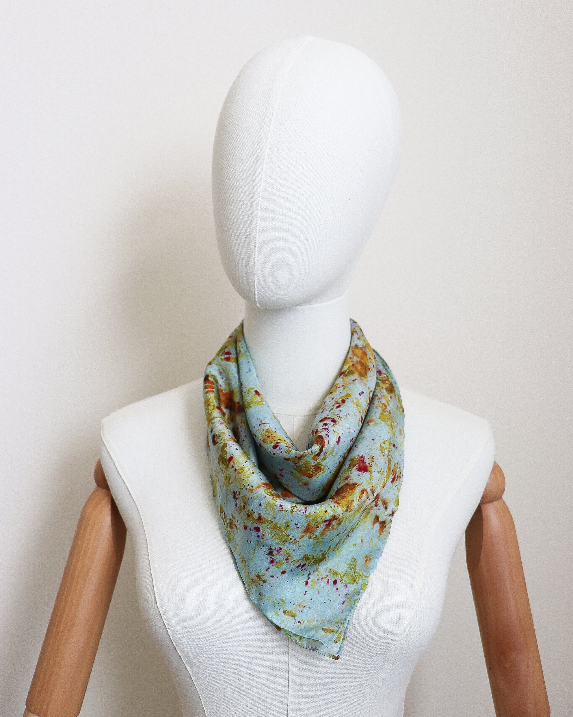 Botanically Dyed Silk Scarf