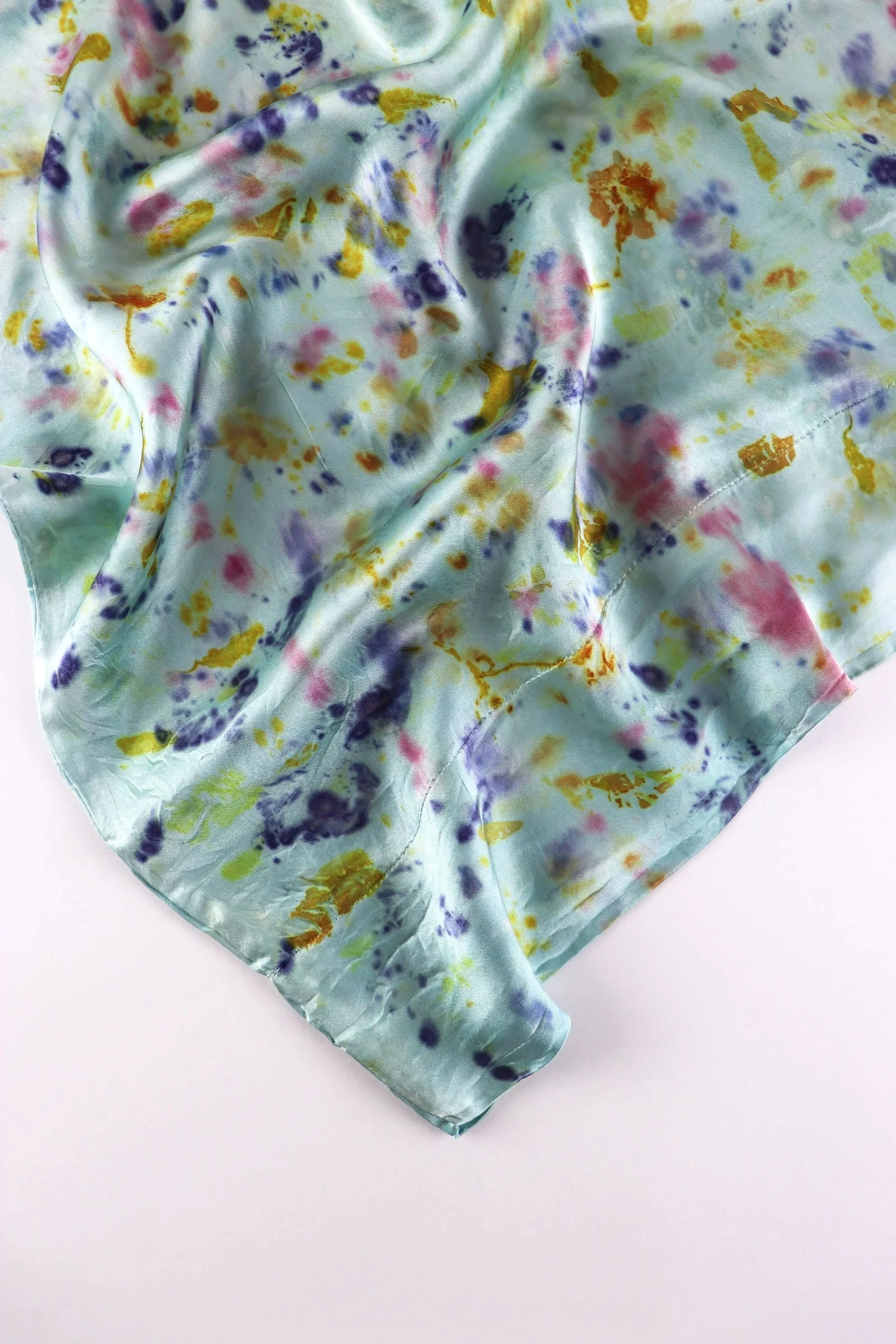 Botanically Dyed Silk Pillowcase