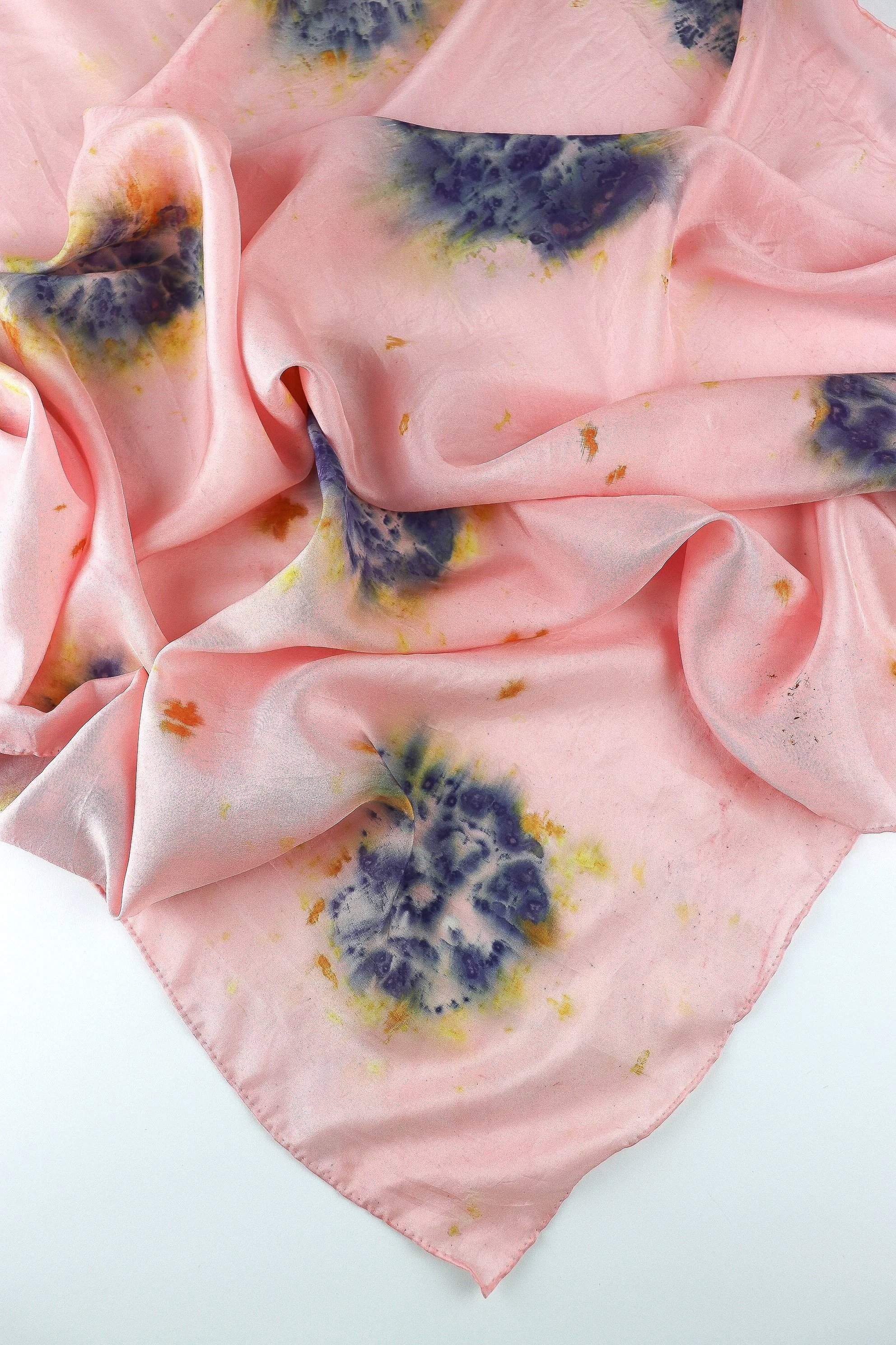 Botanically Dyed Silk Scarf
