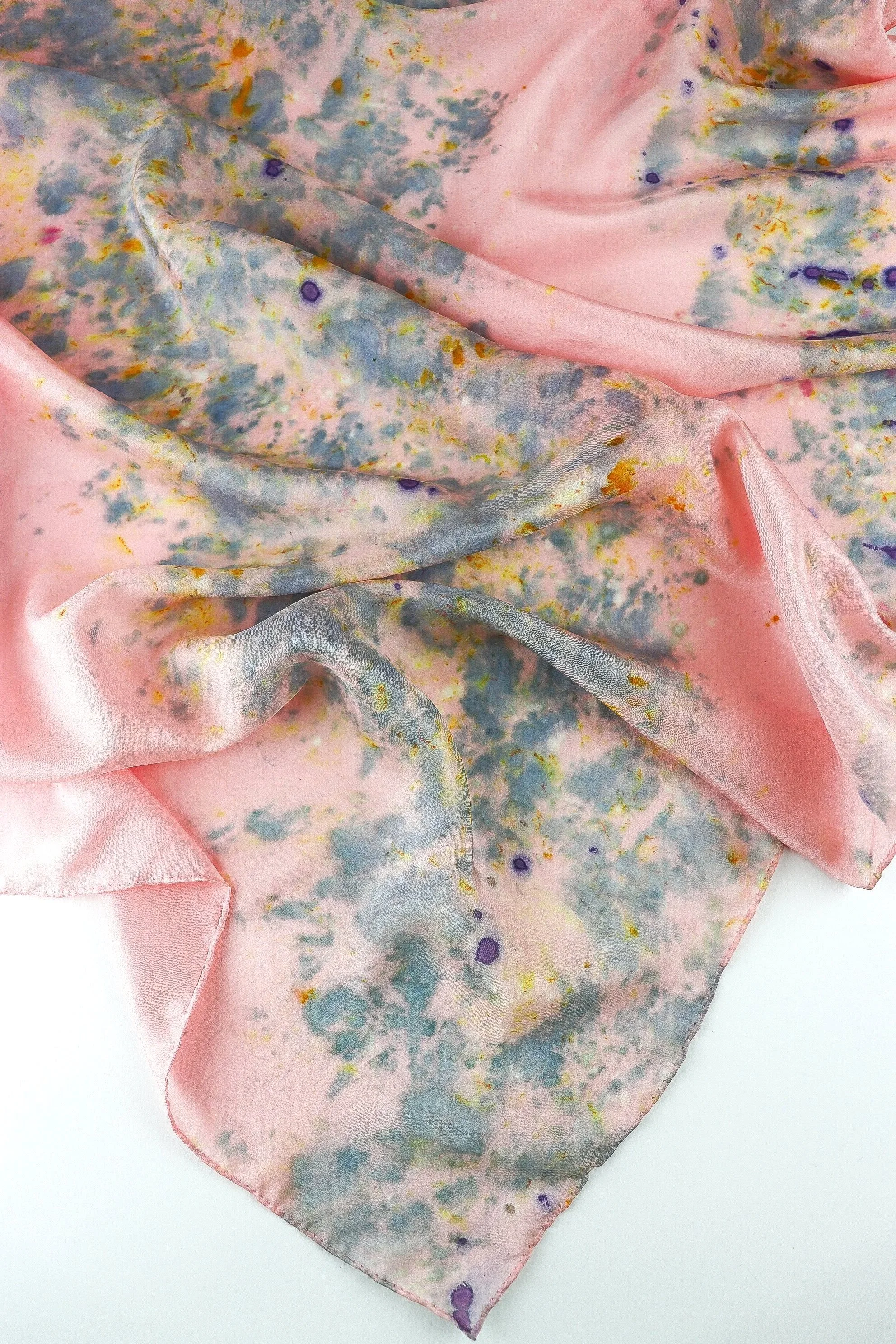 Botanically Dyed Silk Scarf