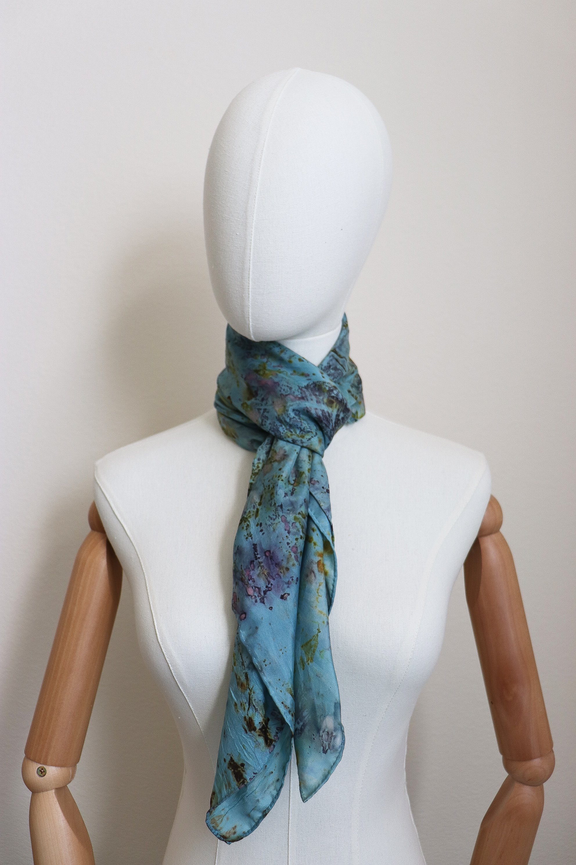 Botanically Dyed Silk Scarf