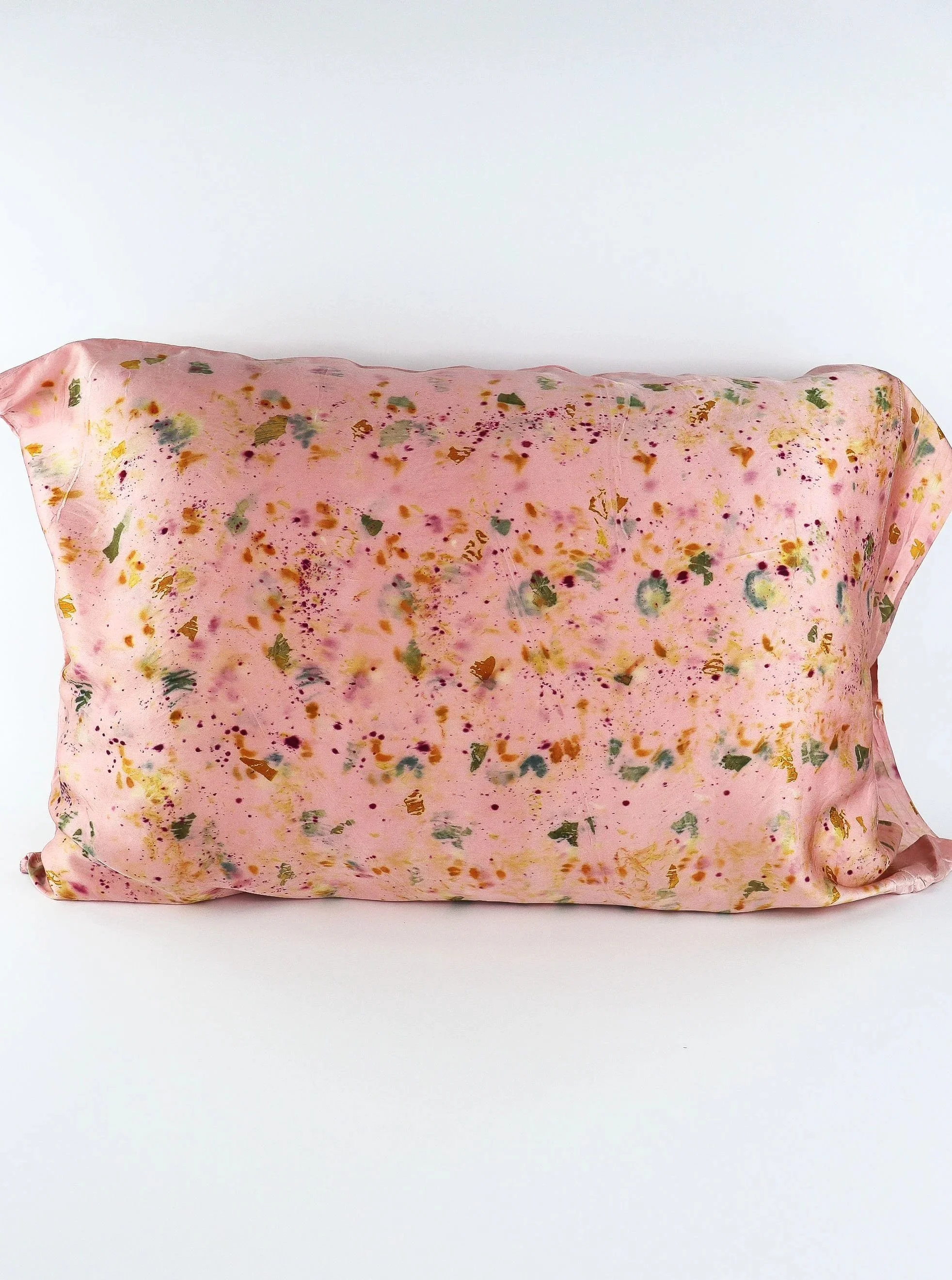 Botanically Dyed Silk Pillowcase