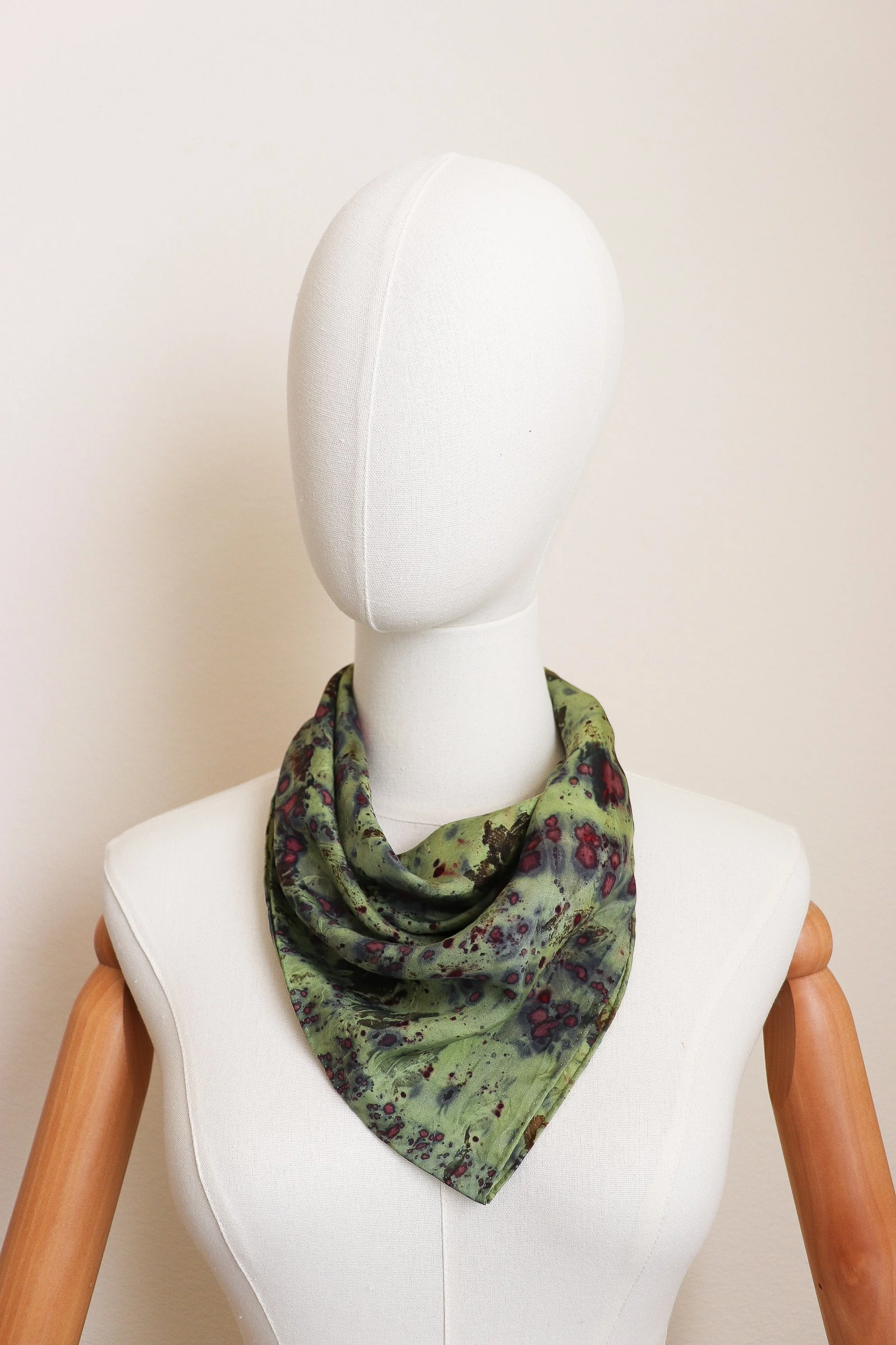 Botanically Dyed Silk Scarf