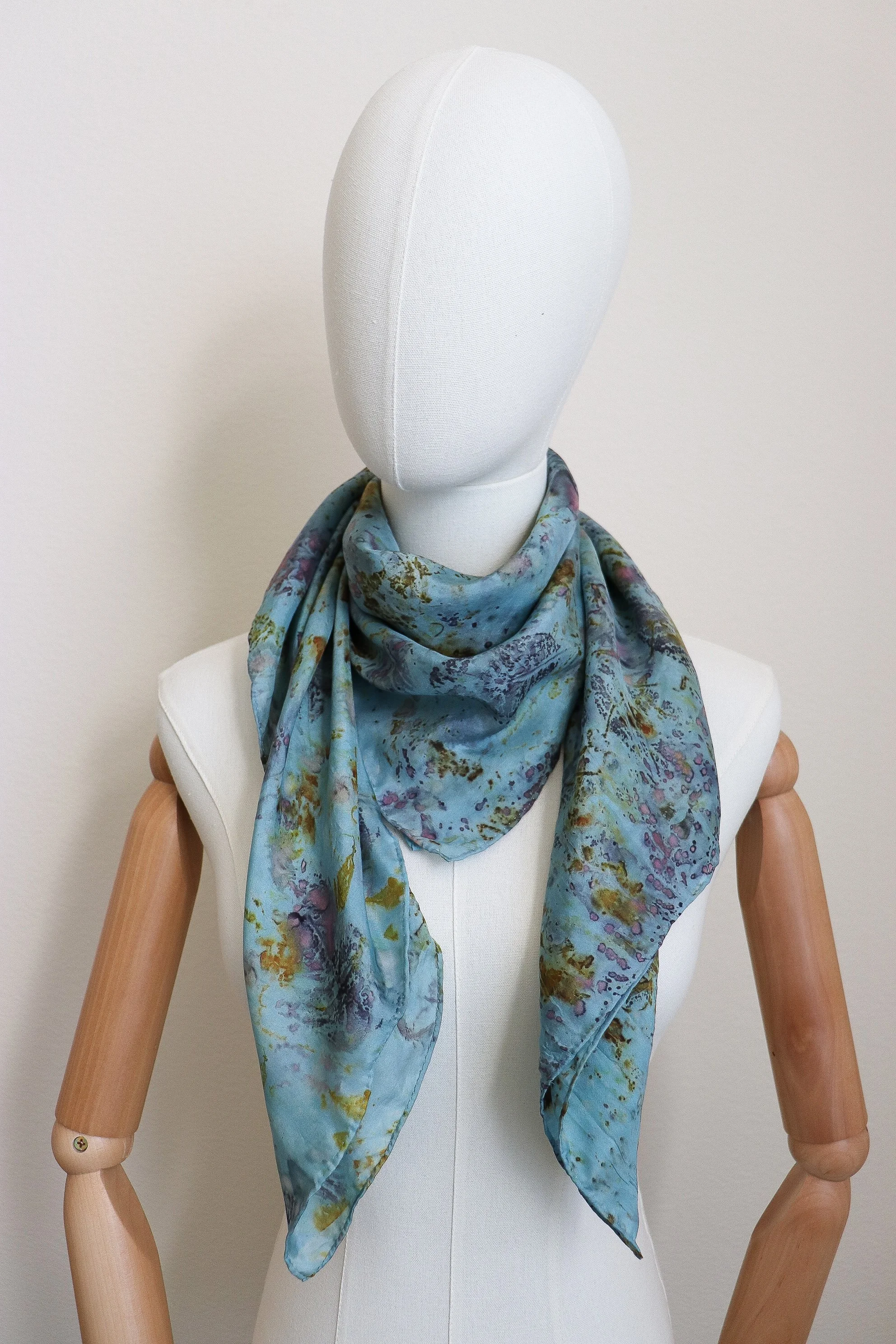 Botanically Dyed Silk Scarf