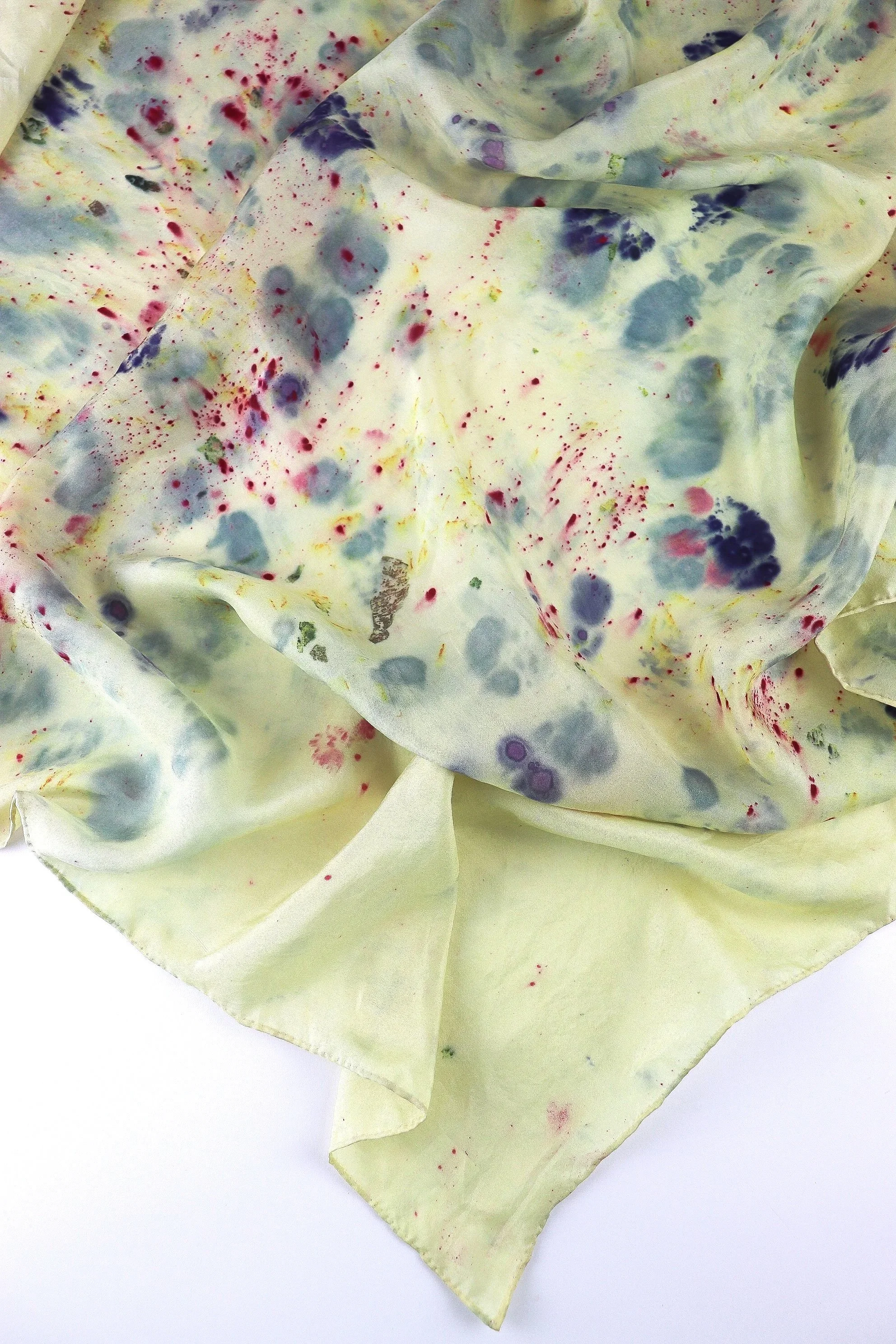 Botanically Dyed Silk Scarf