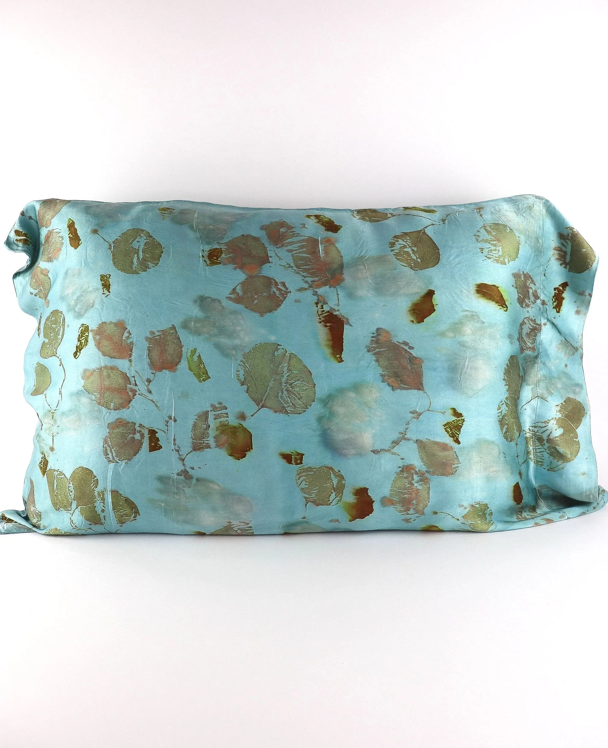 Botanically Dyed Silk Pillowcase