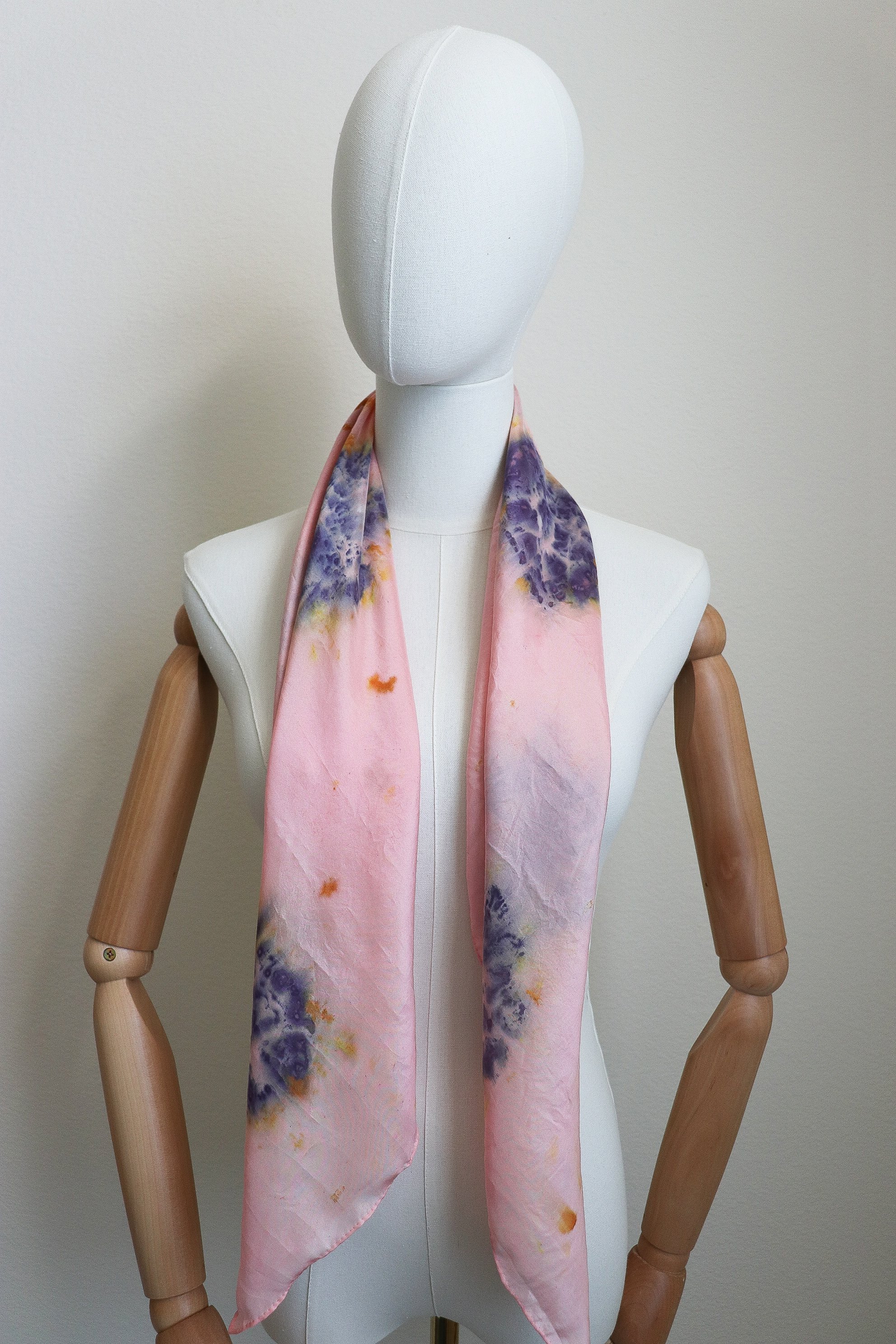 Botanically Dyed Silk Scarf