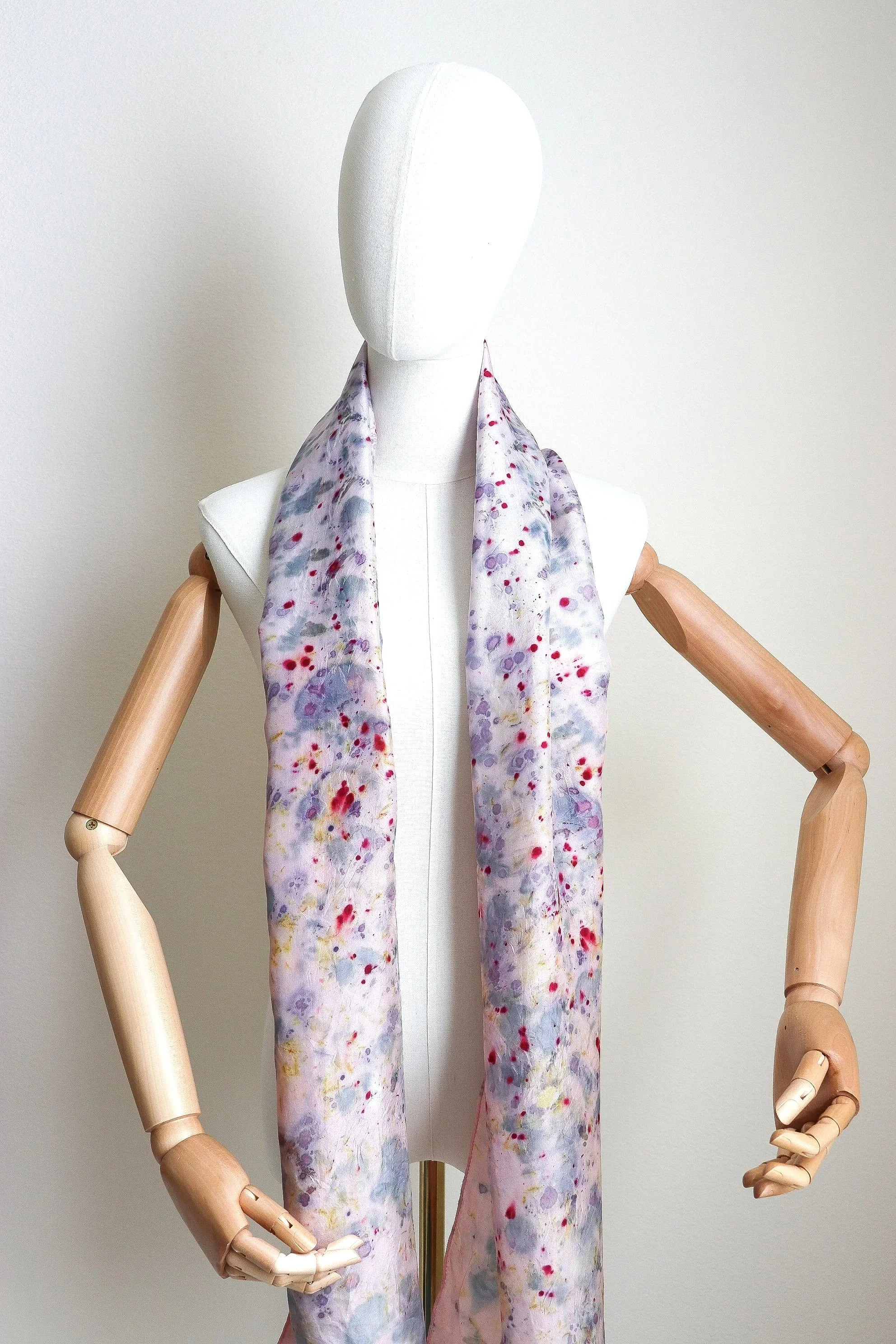 Botanically Dyed Silk Scarf