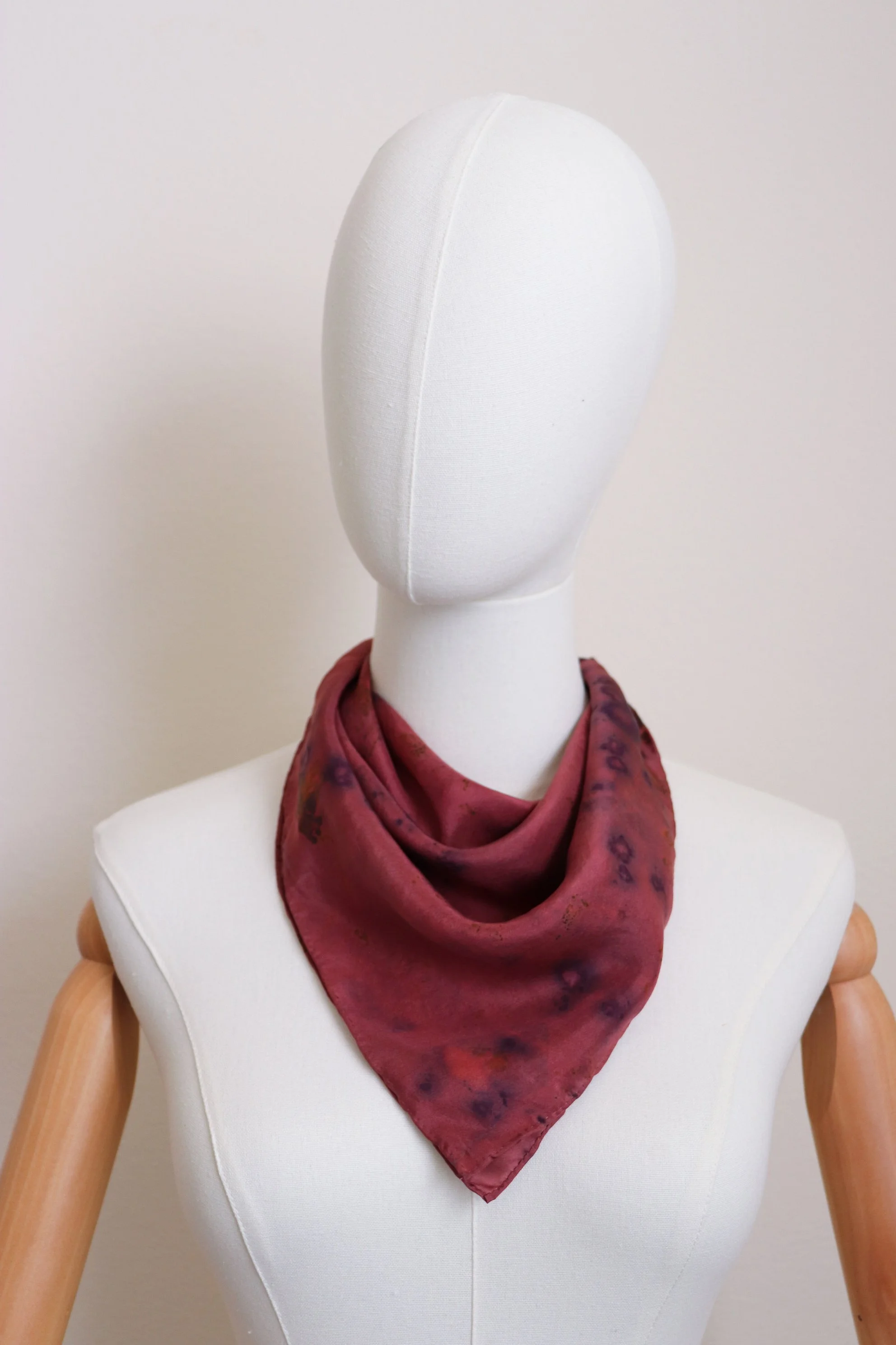 Botanically Dyed Silk Scarf