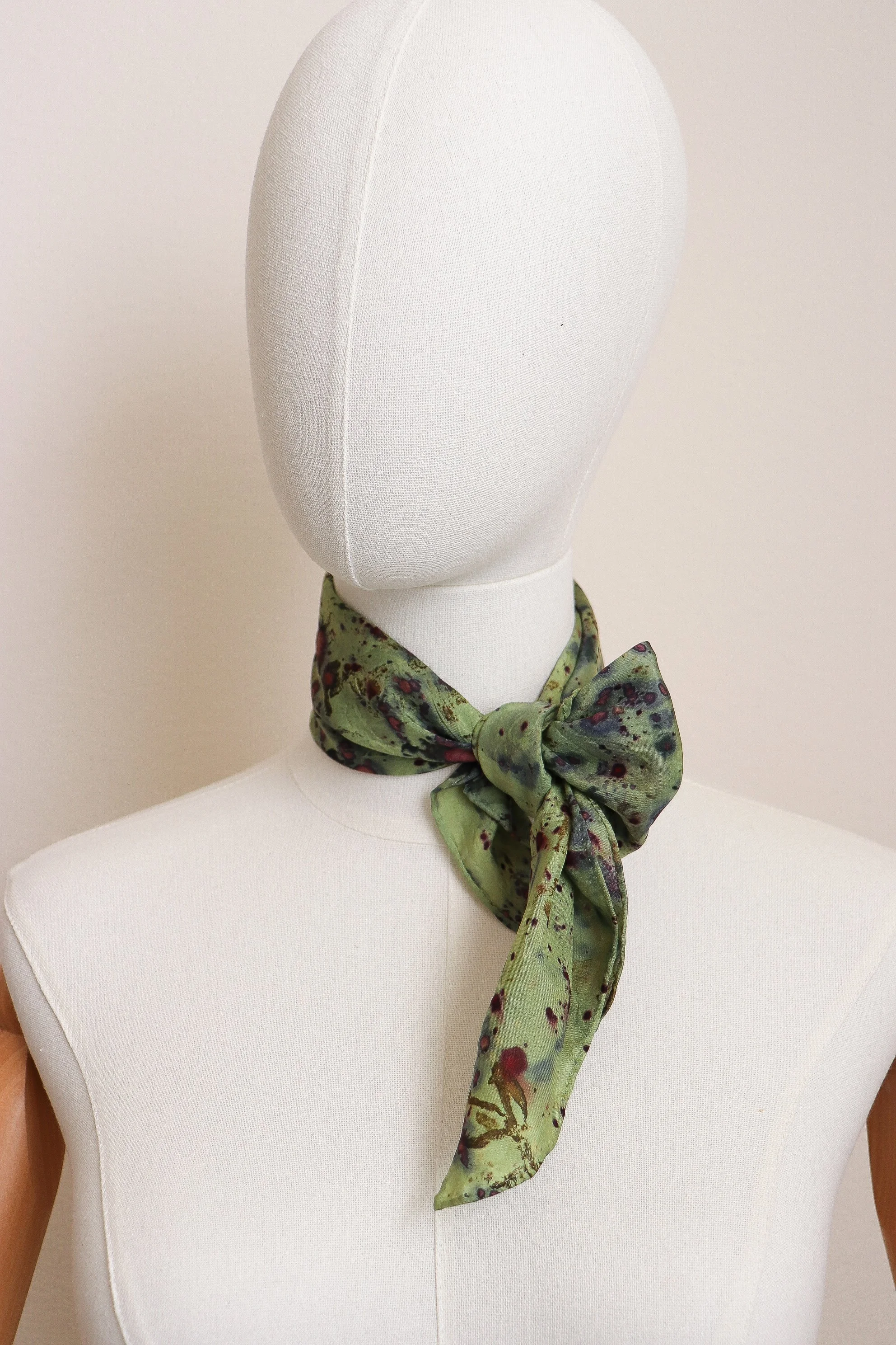 Botanically Dyed Silk Scarf